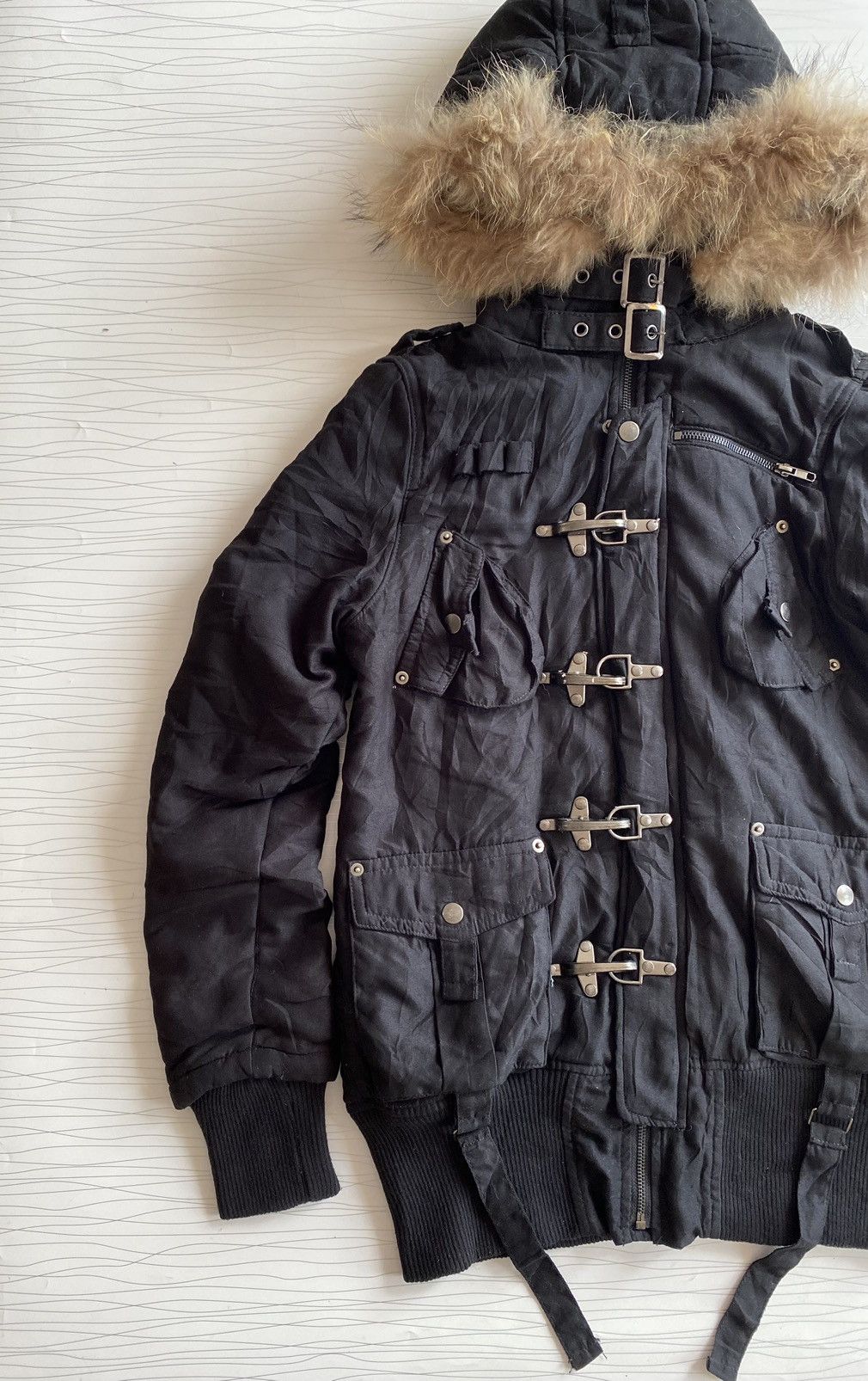 If Six Was Nine × Japanese Brand × Le Grande Bleu (L.G.B.) Japanese Cryx black Fur jacket Size US M / EU 48-50 / 2 - 3 Thumbnail