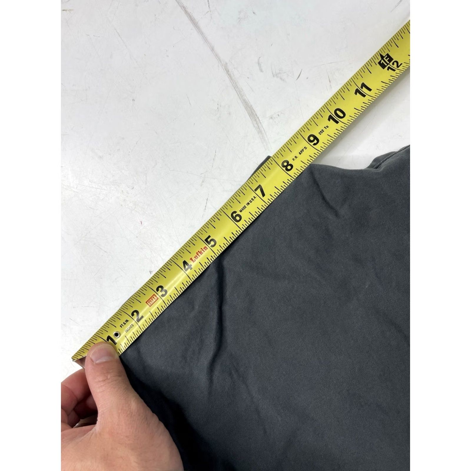 Flint And Tinder Flint and Tinder Shorts Mens 31 Gray Chino Pockets Canvas Casual 8” Size US 31 - 2 Thumbnail
