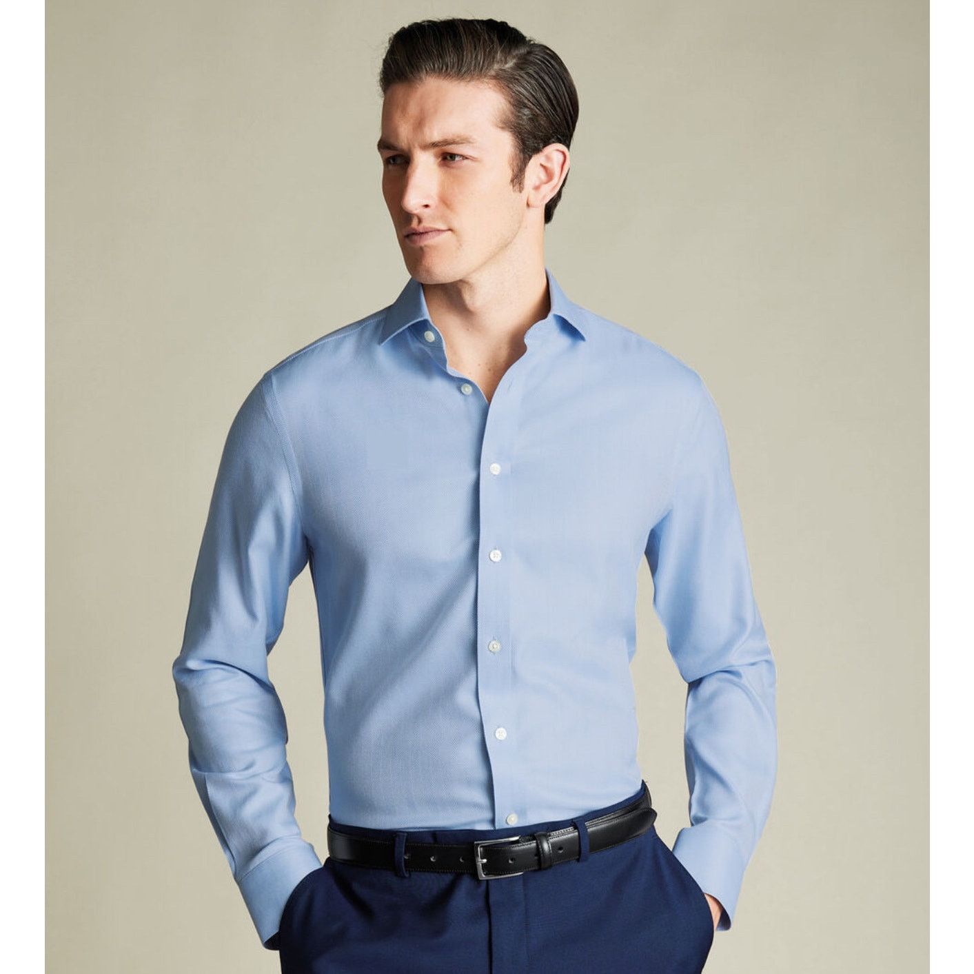 Charles Tyrwhitt extra slim fit dress shirt 14 1/2x33