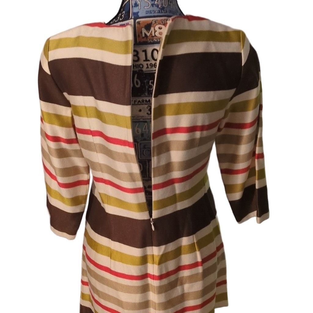 J.McLaughlin J. McLaughlin Striped 3/4 Sleeve Tunic Dress Size 2 Size XS / US 0-2 / IT 36-38 - 7 Thumbnail