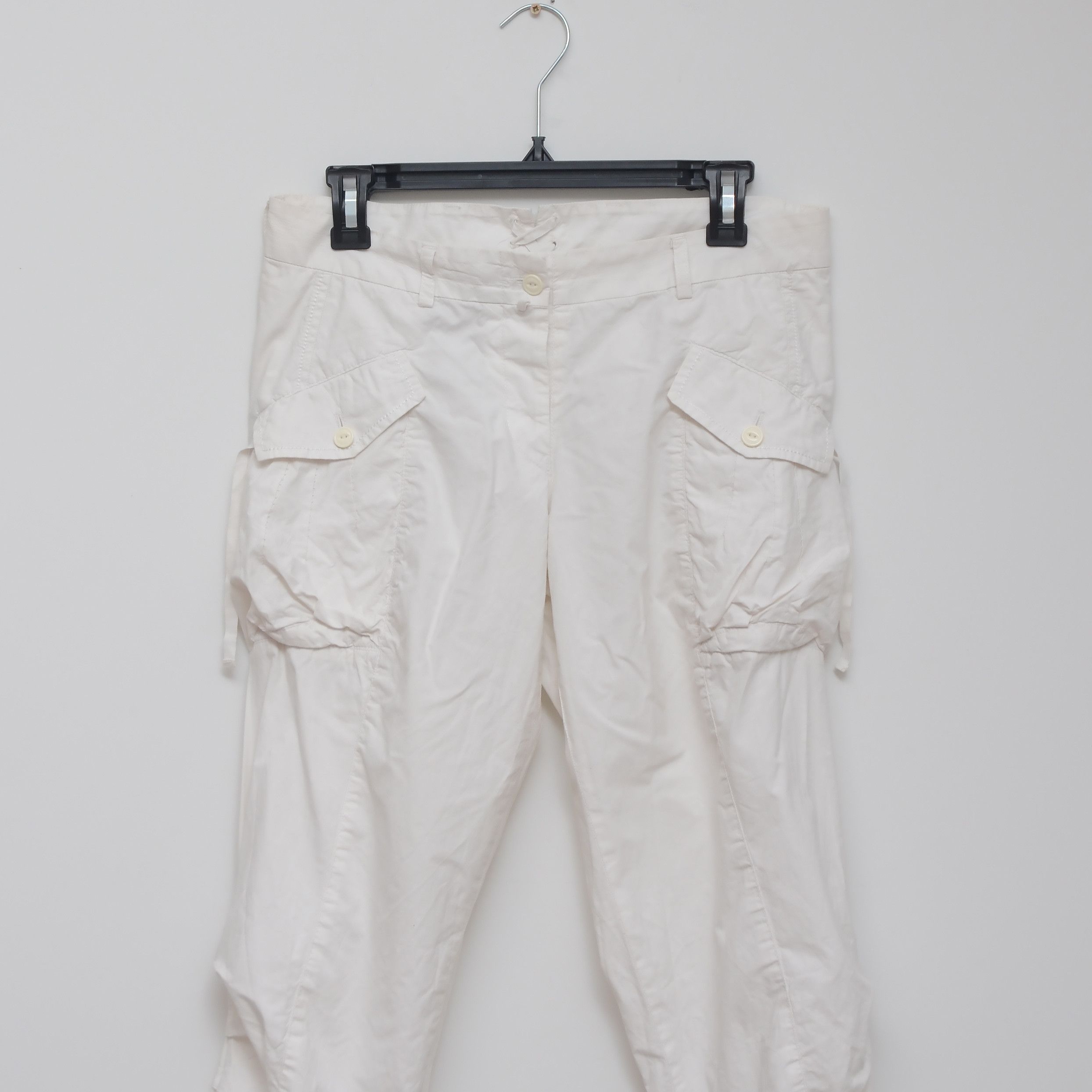 Marithe + Francois Girbaud Vintage 2000s Marithé François Girbaud Pants White Size 29 Size 29" - 3 Thumbnail
