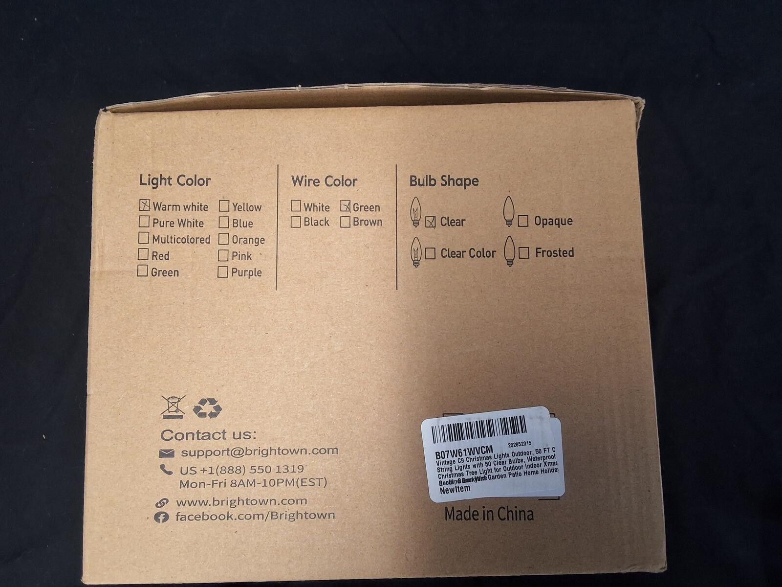 Other 50 Warm White Christmas String Lights - Festive Glow! Size ONE SIZE - 2 Thumbnail
