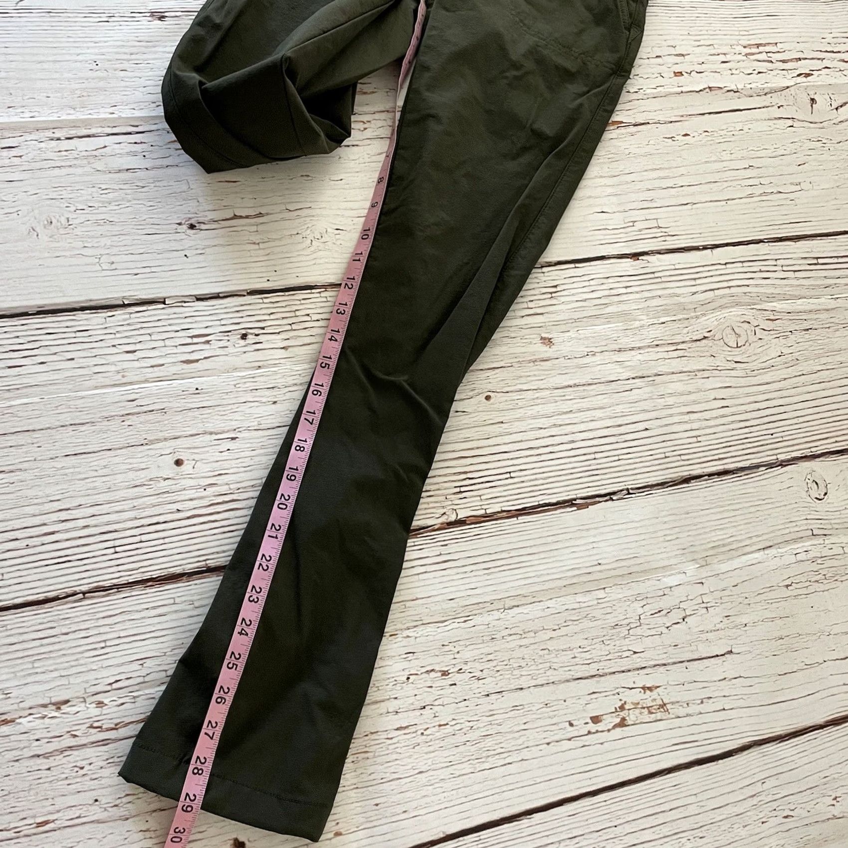 Athleta Athleta Nylon Hiking Pants Women's 0 Green Outdoor Casual Athletic Nylon Pants Women 0 Green Size 25" / US 0 / IT 36 - 4 Thumbnail
