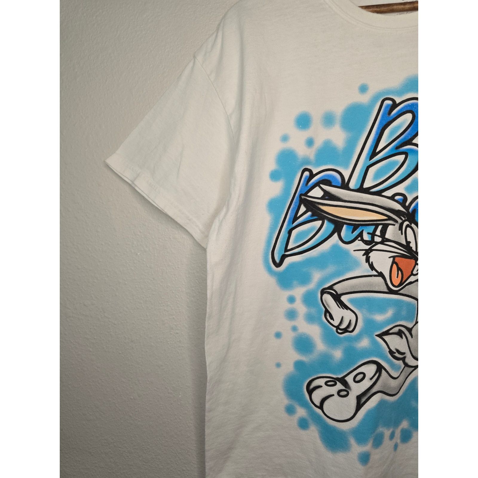 Other Looney Tunes Shirt Bugs Bunny Air Brush White L Cartoon Tee Size US L / EU 52-54 / 3 - 4 Thumbnail