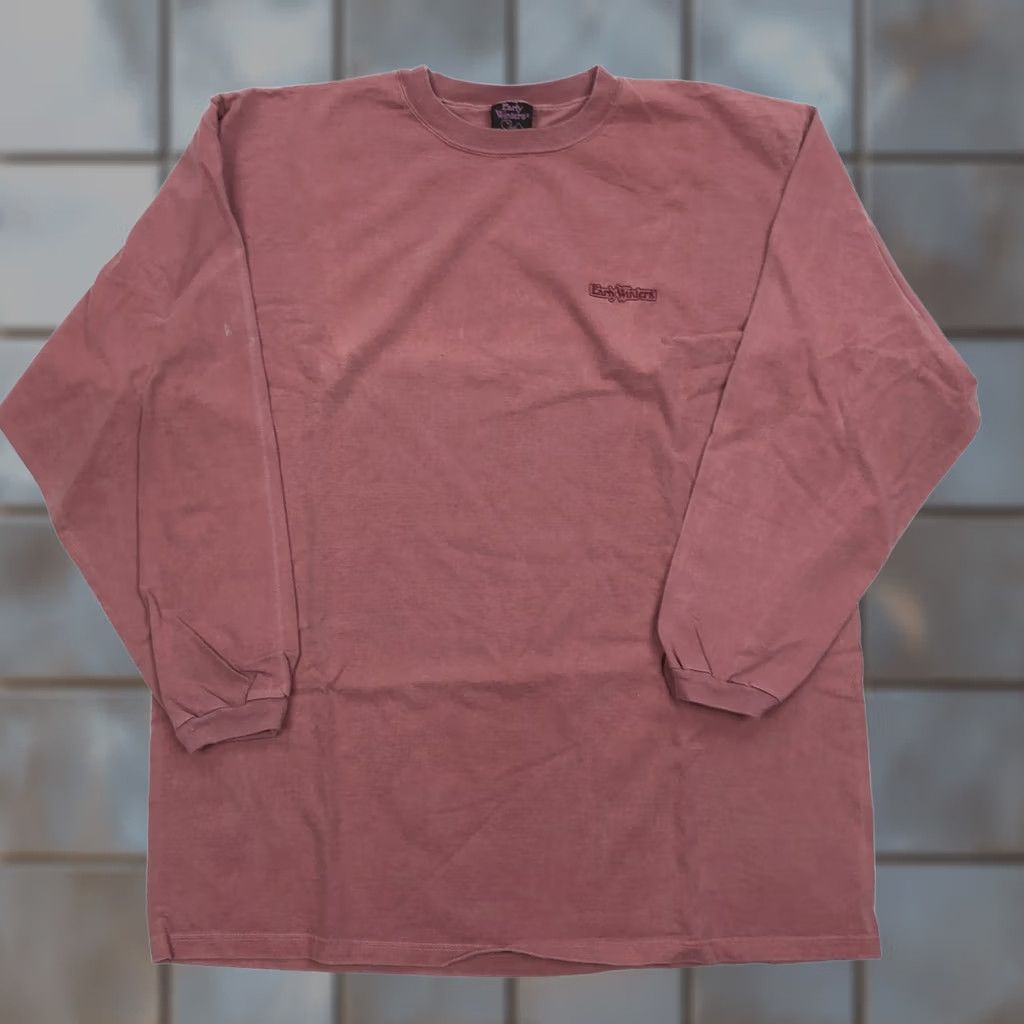 Vintage VINTAGE Early Winters T-Shirt Crew Neck Long Sleeve Men XL Dusty Red USA Embroidered Logo Size US XL / EU 56 / 4 - 1 Thumbnail
