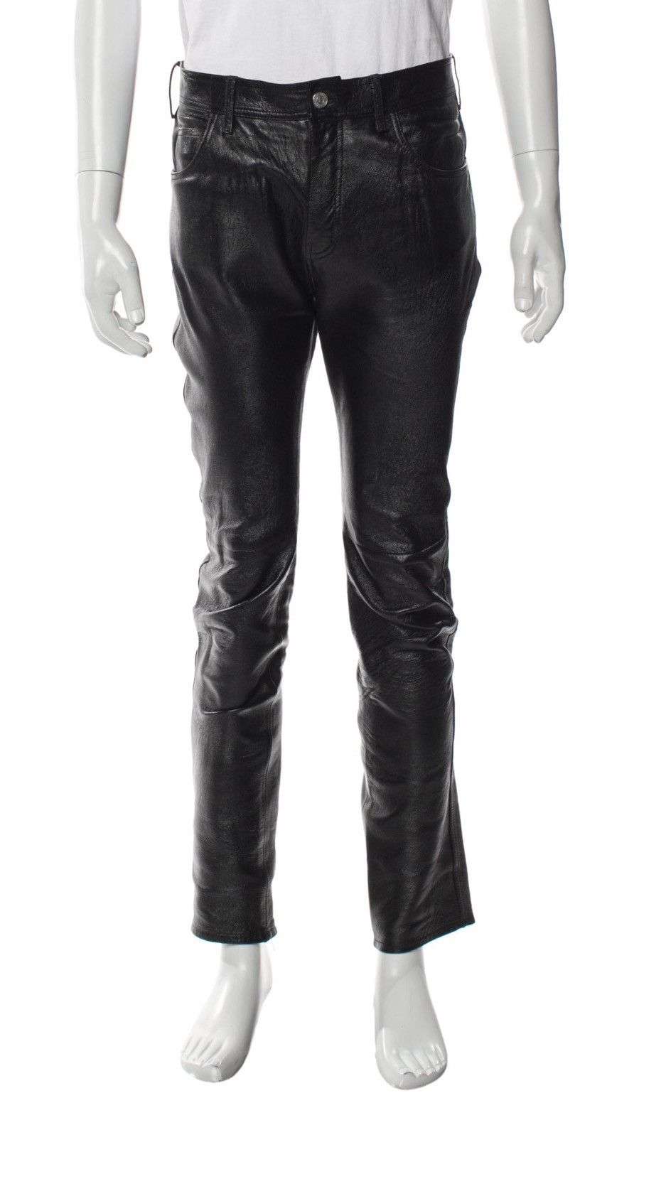 Celine Celine Lambskin Moto Pants Size US 32 / EU 48 - 1 Thumbnail