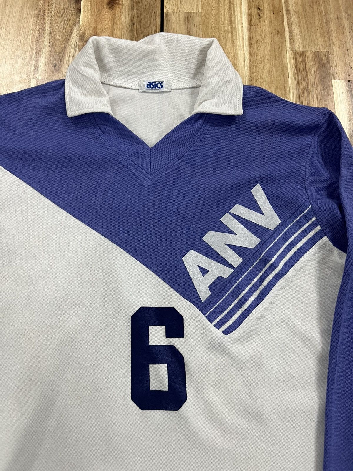 Vintage 80's Match-worn Asics Japan #6 Volleyball Jersey