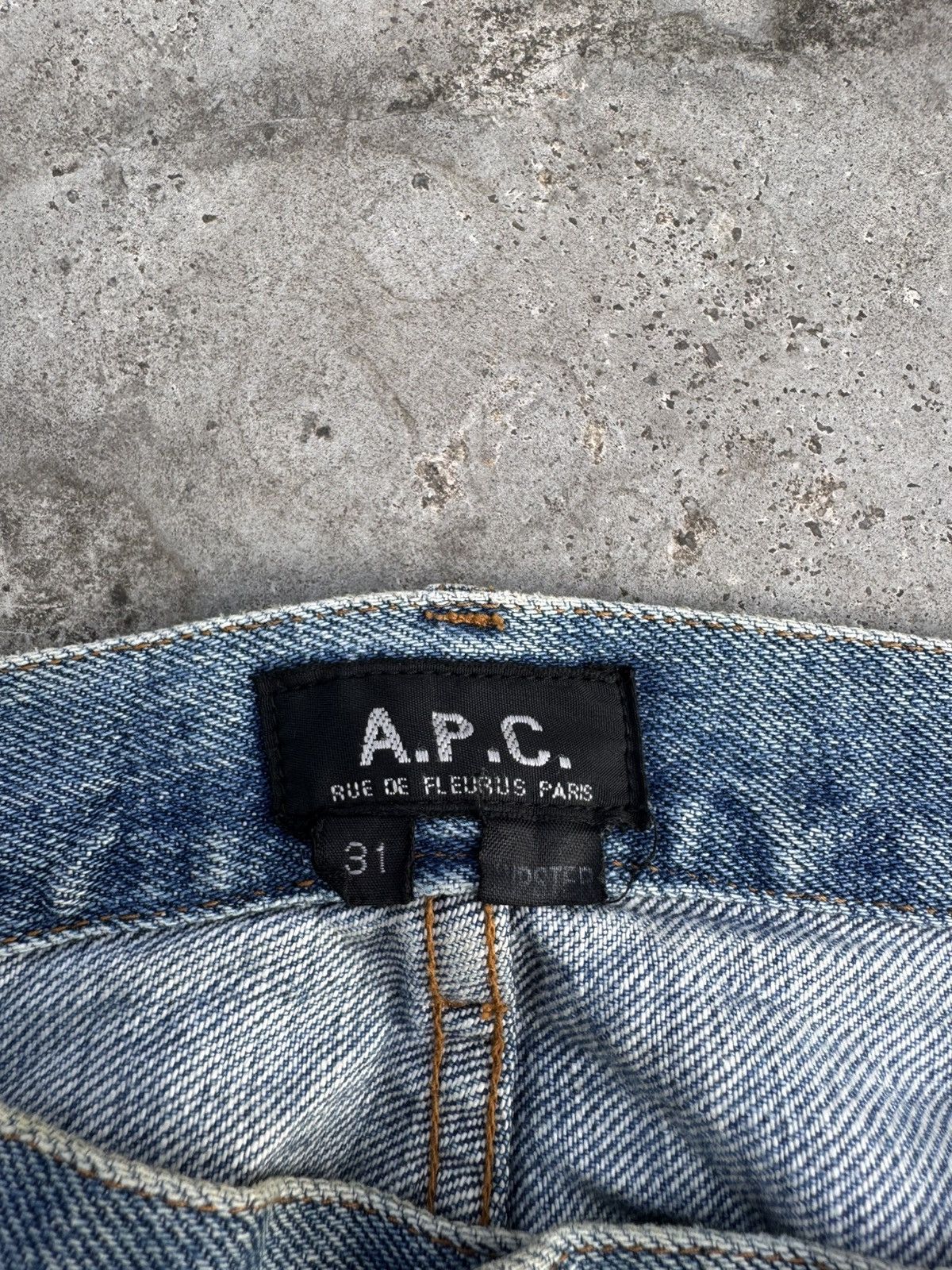 A.P.C. APC Hipster Blue Selvedge Denim Jeans Size US 31 - 3 Thumbnail