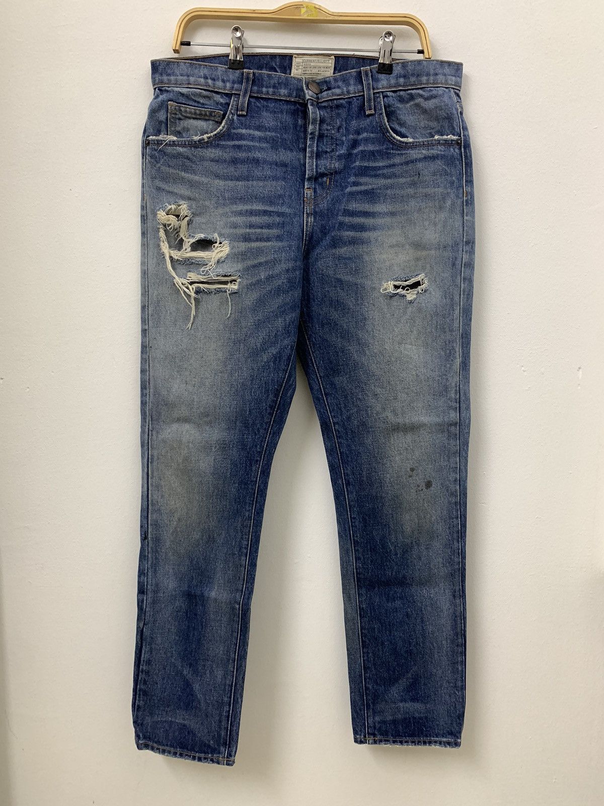 Current/Elliot Current & Elliot skinny zephyr destroys Size 34" / US 12 / IT 48 - 1 Thumbnail