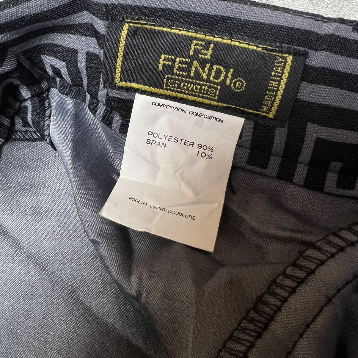 Fendi Fendi Zucca FF Logo Monogram Pants Size US 27 - 7 Thumbnail