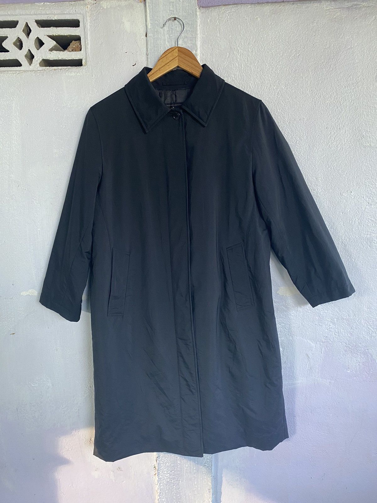 Burberry × Designer × Vintage Vintage Burberry Coat Trench Jacket Quilted Lining Size L / US 10 / IT 46 - 1 Thumbnail