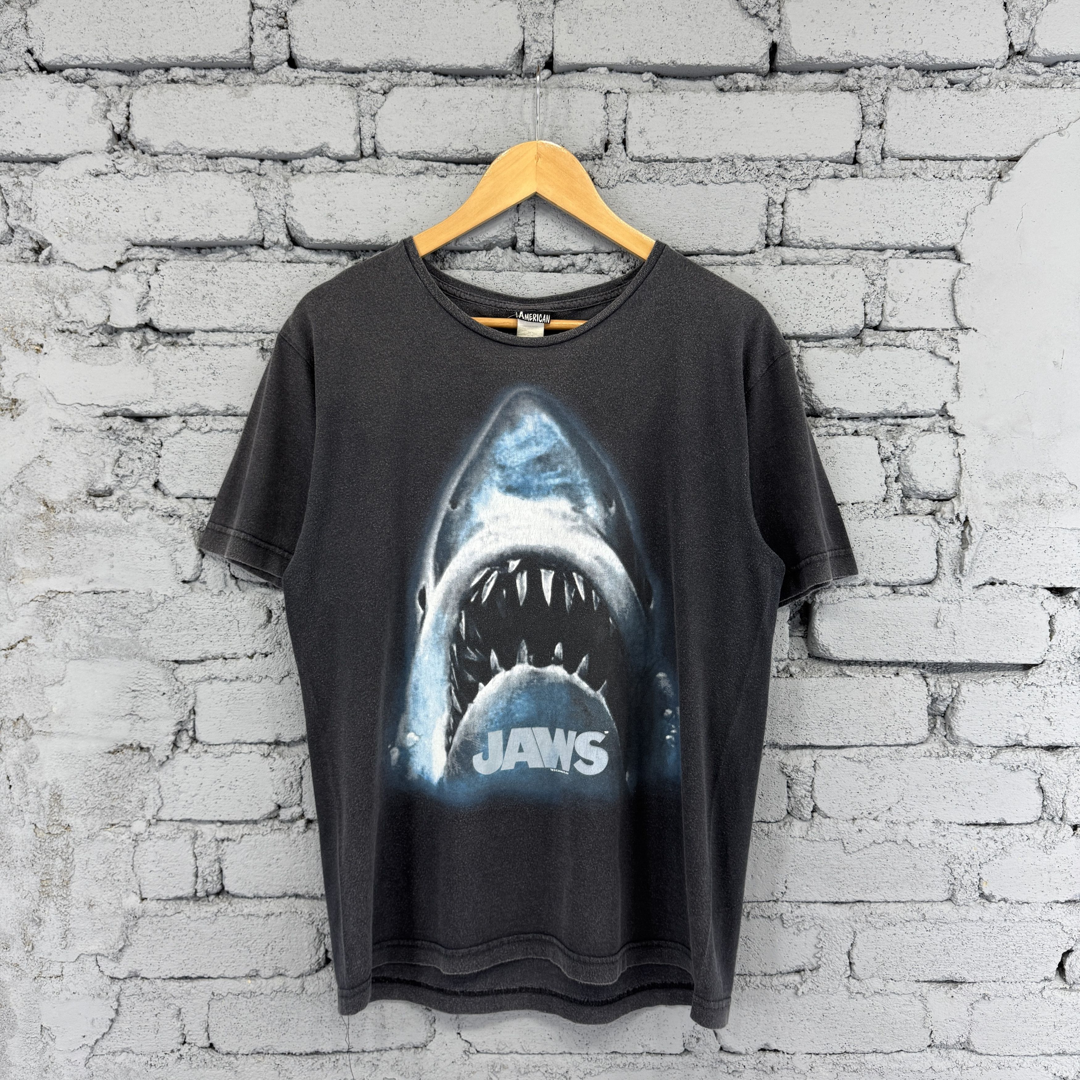 American Apparel Jaws Shark Face Movie Tshirt Size US L / EU 52-54 / 3 - 1 Thumbnail