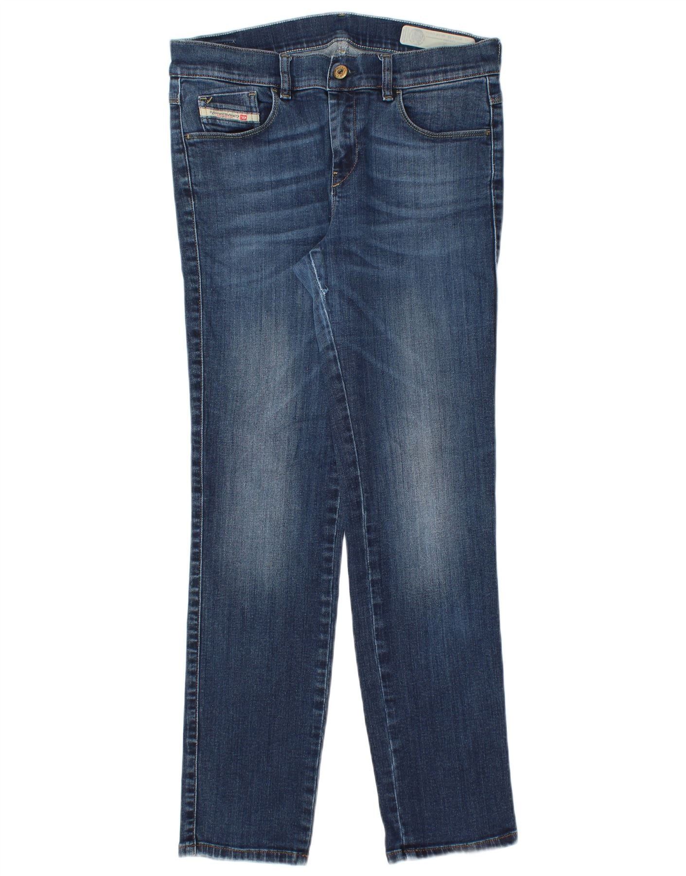 Diesel Womens Slim Jeans W29 L29 Blue Cotton Size 42" / US 20 - 1 Thumbnail