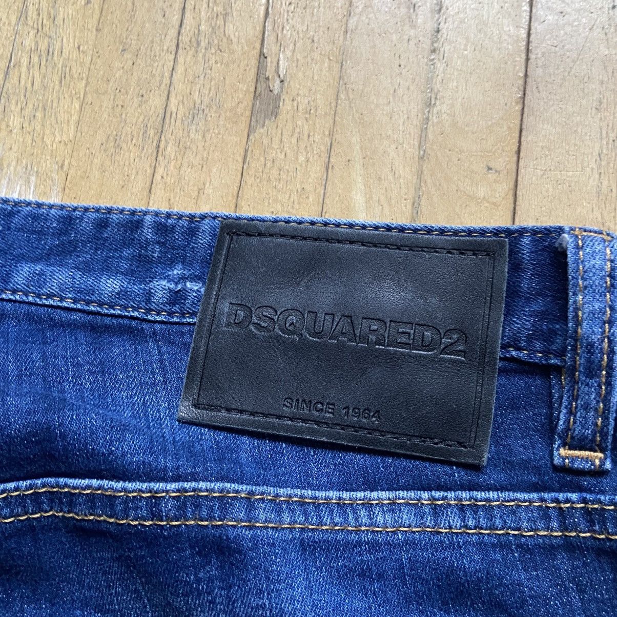 Dsquared2 📌 Crazy Dsquared2 Slim Fit Distressed Jeans Mens 32 Size US 32 / EU 48 - 7 Thumbnail