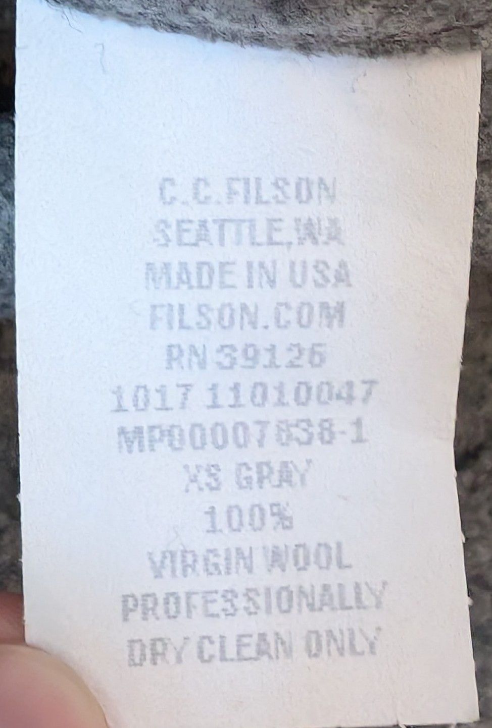 Filson LNWOT Filson 100% Virgin Wool Jac Shirt Made in USA Size US XS / EU 42 / 0 - 4 Thumbnail