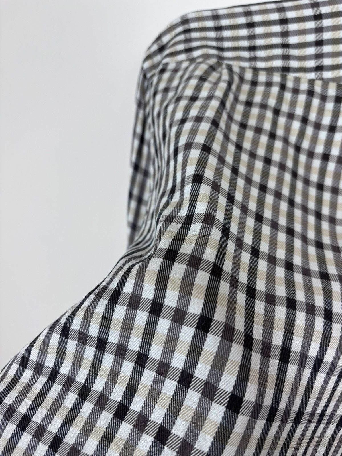 Tom Ford Tom Ford Men’s Gingham Check Dress Shirt Long Sleeve Size US M / EU 48-50 / 2 - 19 Thumbnail