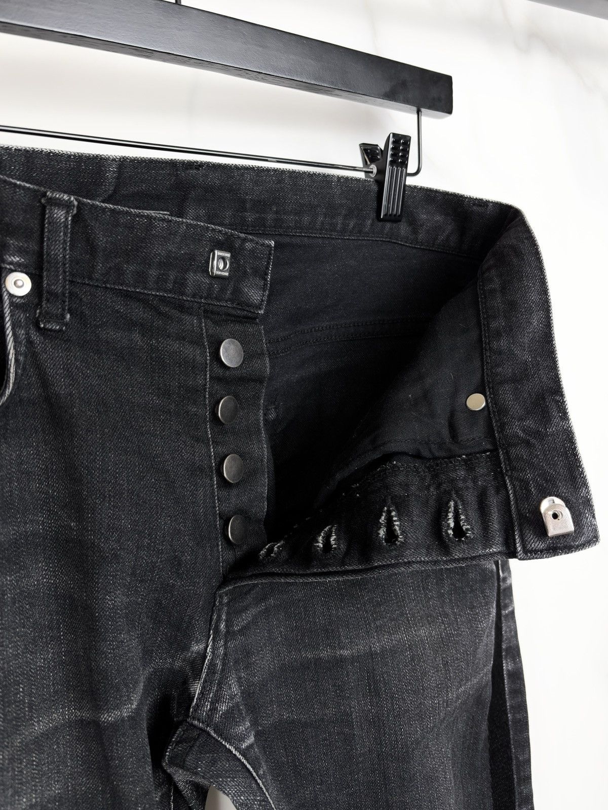 Dior AW10 Dior Homme MIJ Side Stripe Faded Denim Jeans KVA Size US 28 / EU 44 - 6 Thumbnail