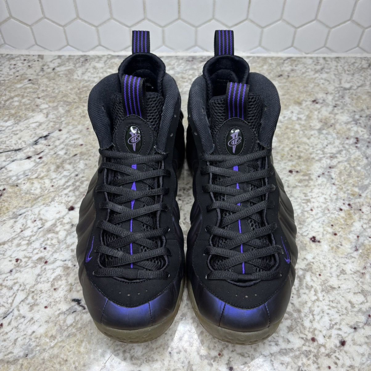 Nike Size 10.5-Nike Foamposite One Eggplant (2017) WORN No Box Size US 10.5 / EU 43-44 - 11 Thumbnail