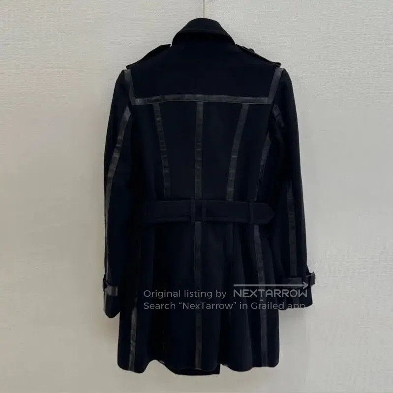Burberry Burberry Black Wool Double-Breasted Long Coat. Size US S / EU 44-46 / 1 - 3 Thumbnail