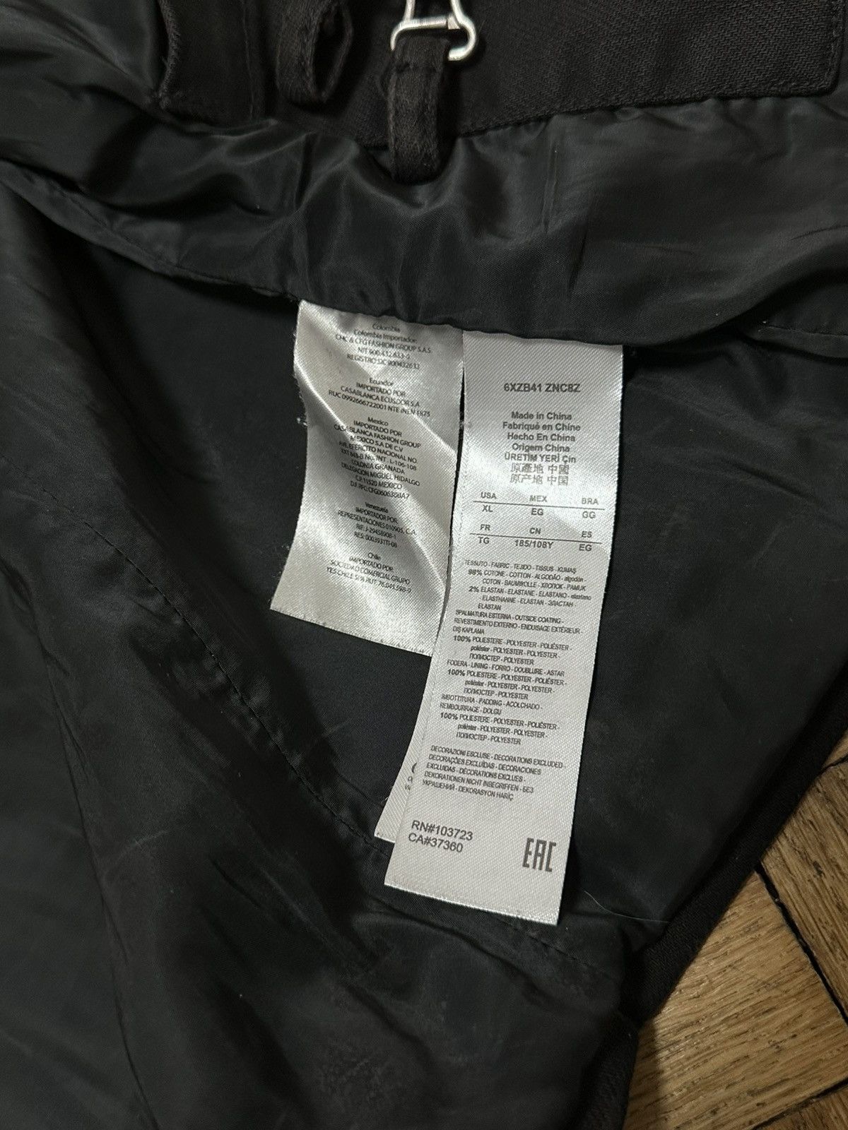Armani Exchange Armani Exchange Men’s Jacket Size XL Avant Garde Distressed Size US XL / EU 56 / 4 - 12 Thumbnail