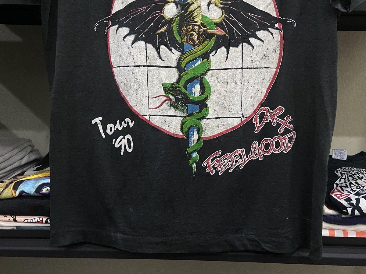 Band Tees × Vintage Vintage 1990s Motley Crue Dr. Feelgood Tour Band TShirt Size US L / EU 52-54 / 3 - 3 Thumbnail