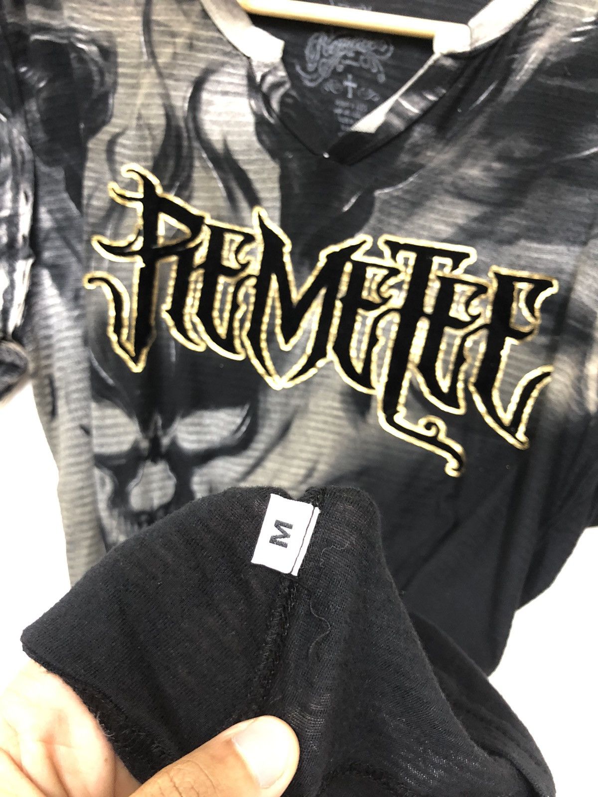 If Six Was Nine × Vintage REMELEES CROSS SKULL Size US M / EU 48-50 / 2 - 7 Thumbnail