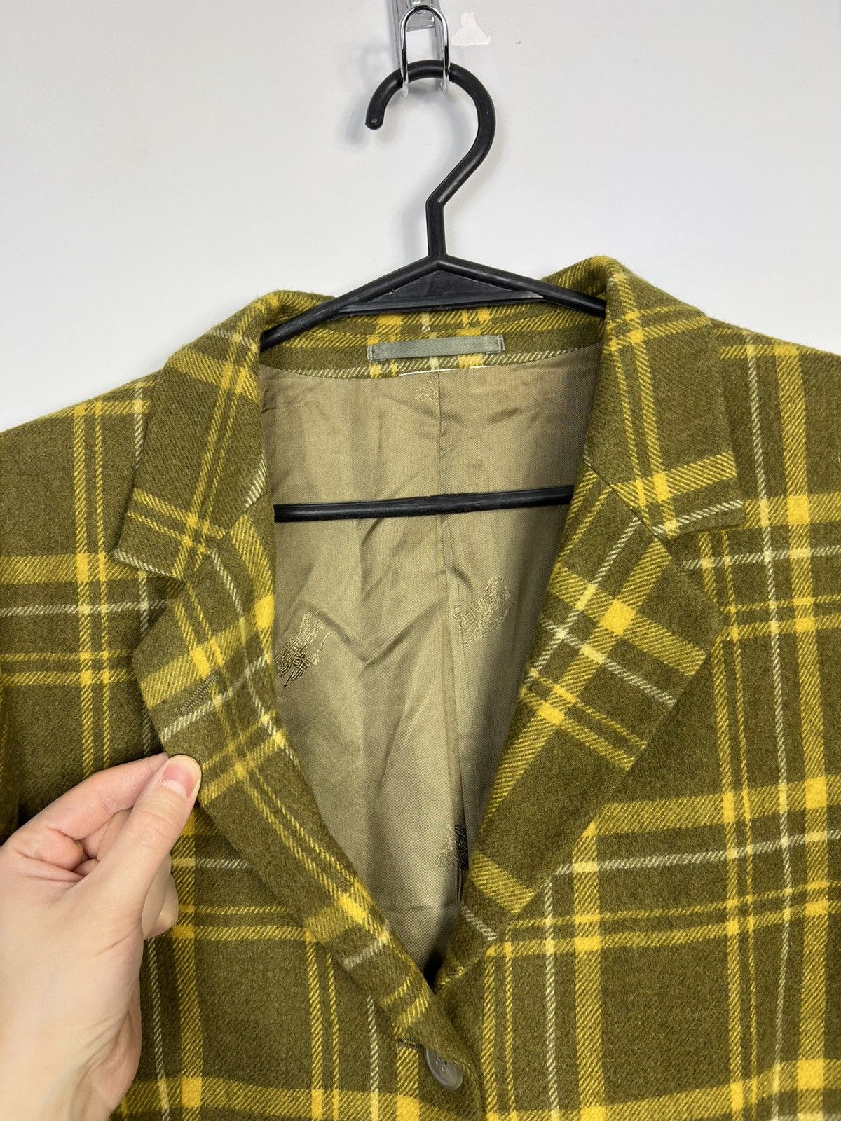 Burberry Beautiful Vintage Checked Burberry Blazer Size S / US 4 / IT 40 - 4 Thumbnail