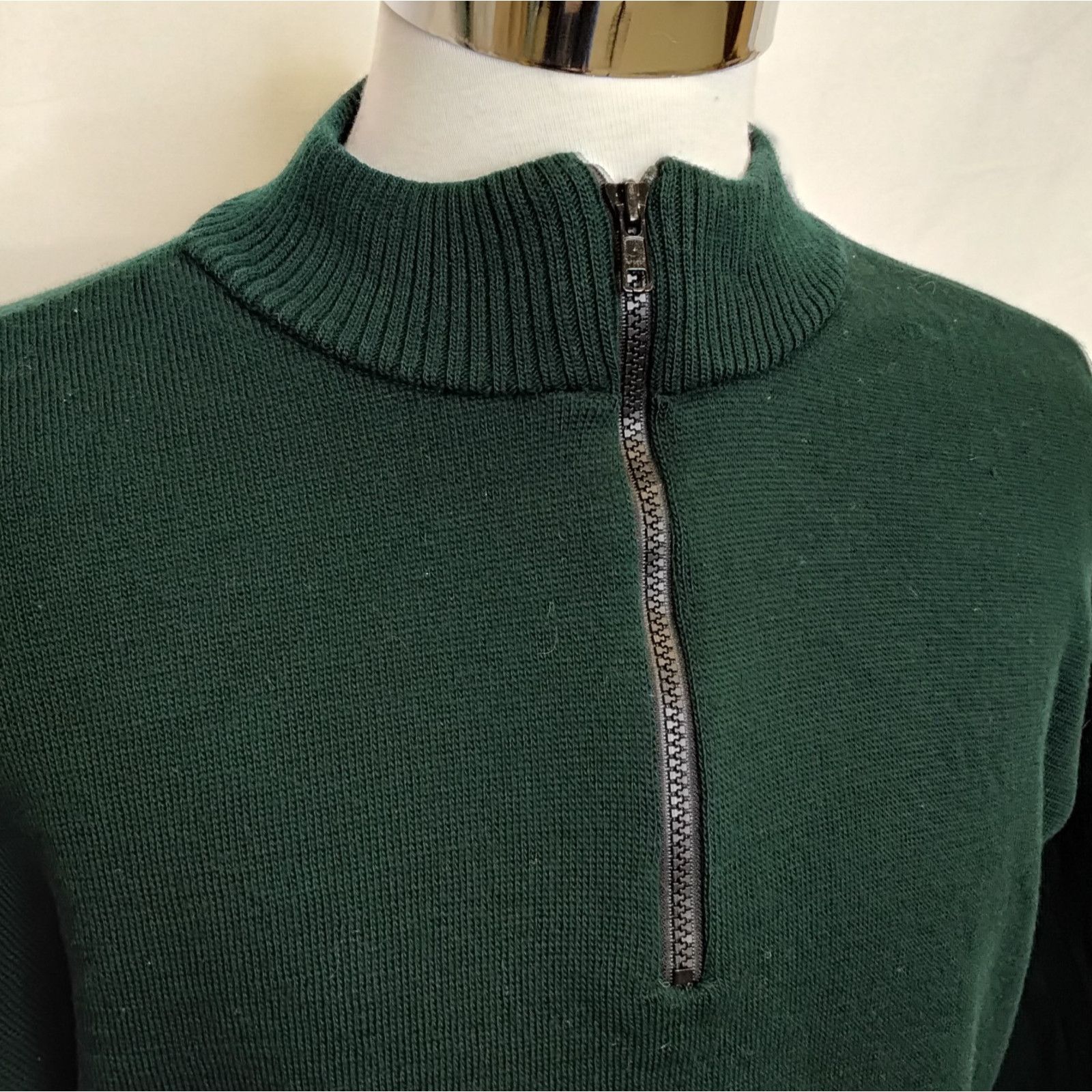 Filson Filson 100% Wool 1/4 Zip Sweater Men's L Green Vintage USA Size US L / EU 52-54 / 3 - 4 Thumbnail