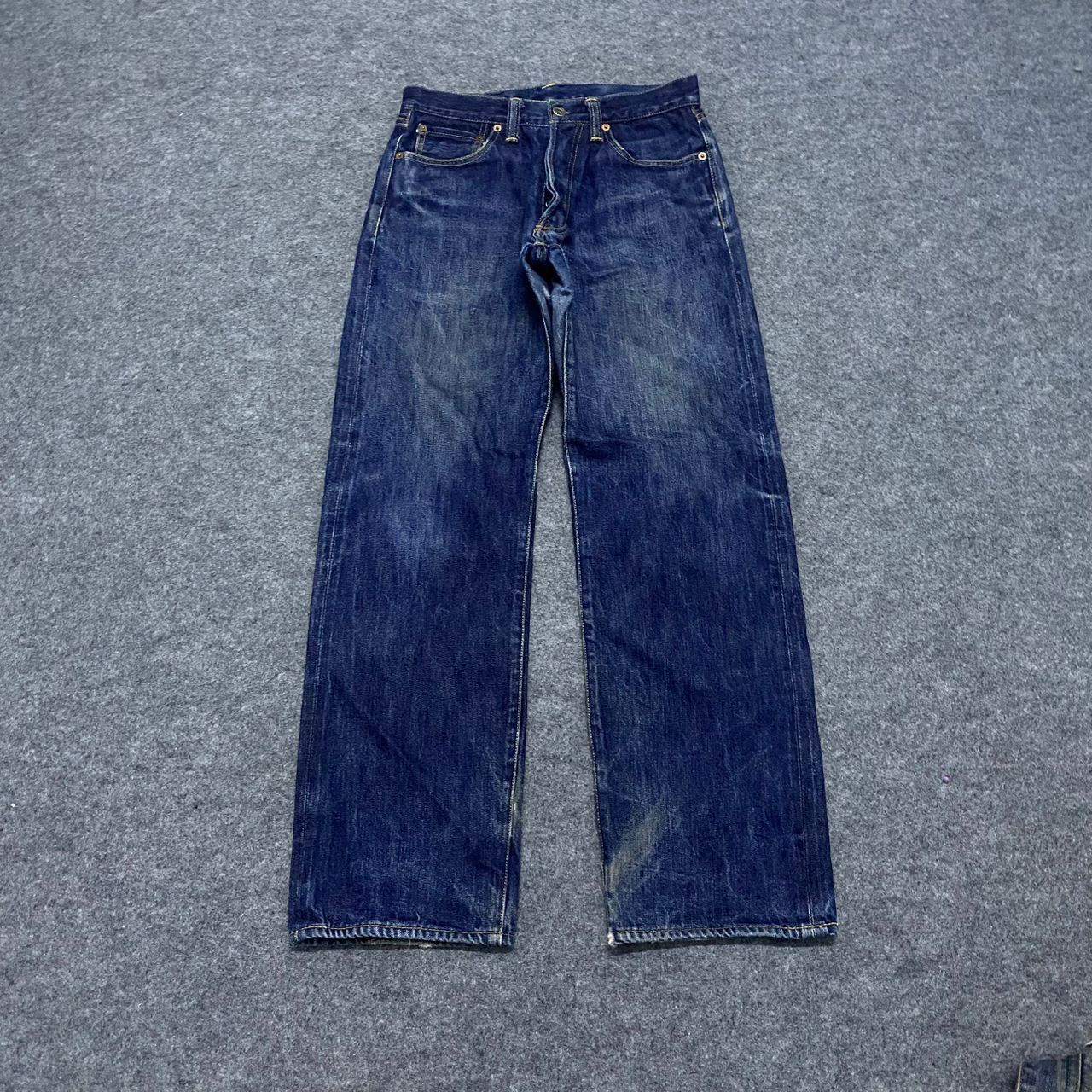 If Six Was Nine Vintage The Few MFG. Co Selvedge Redline Distressed Denim Size US 29 - 1 Thumbnail