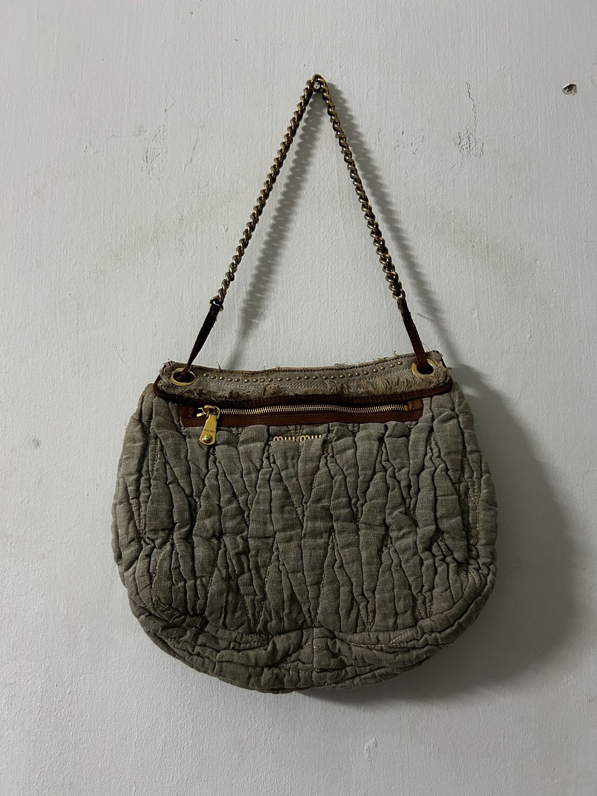 Miu Miu vintage Miu Miu Matelassé handbag Size ONE SIZE - 4 Thumbnail