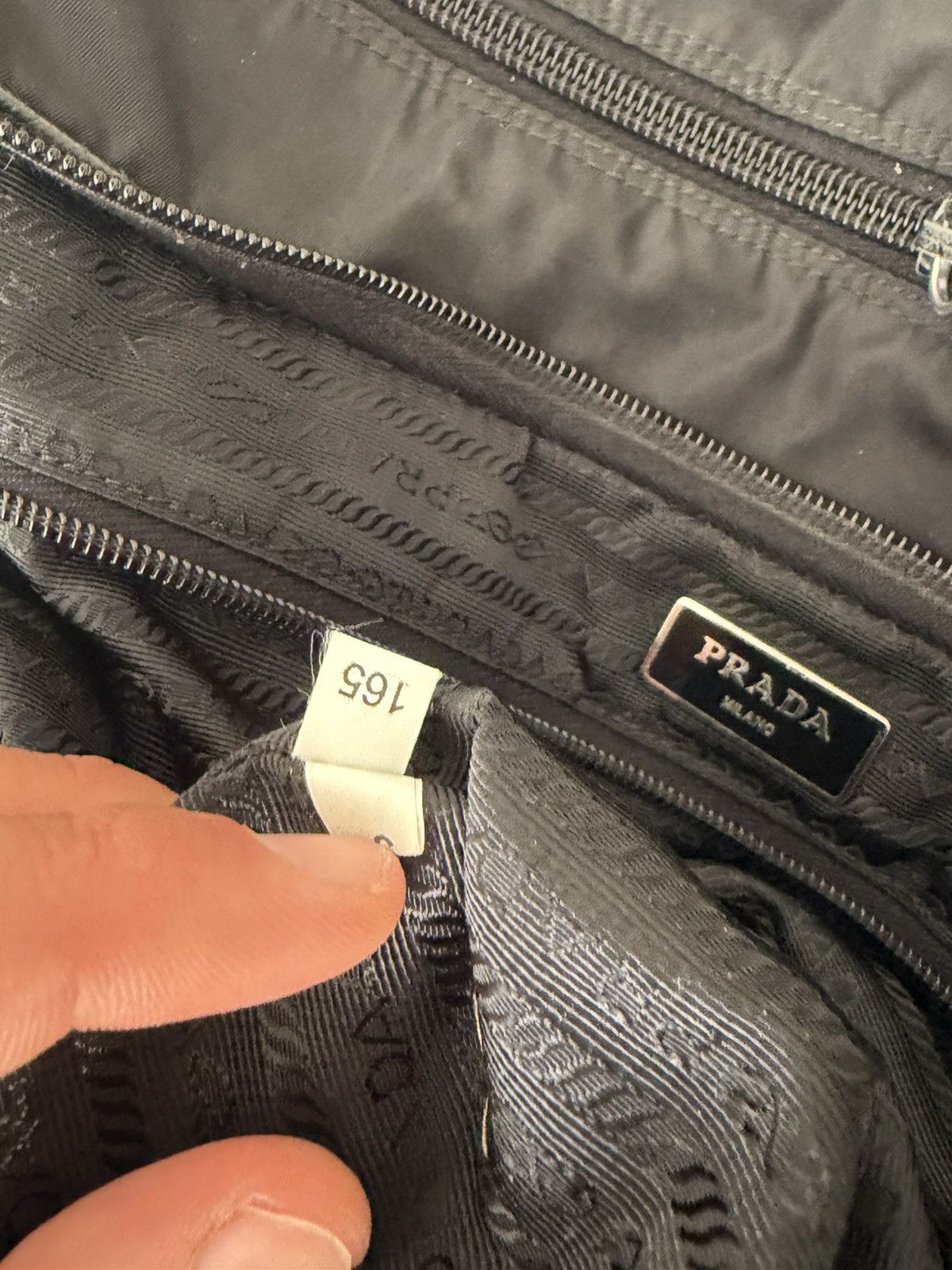 Prada Prada Saffiano Leather Nylon Travel Bag Size ONE SIZE - 15 Thumbnail