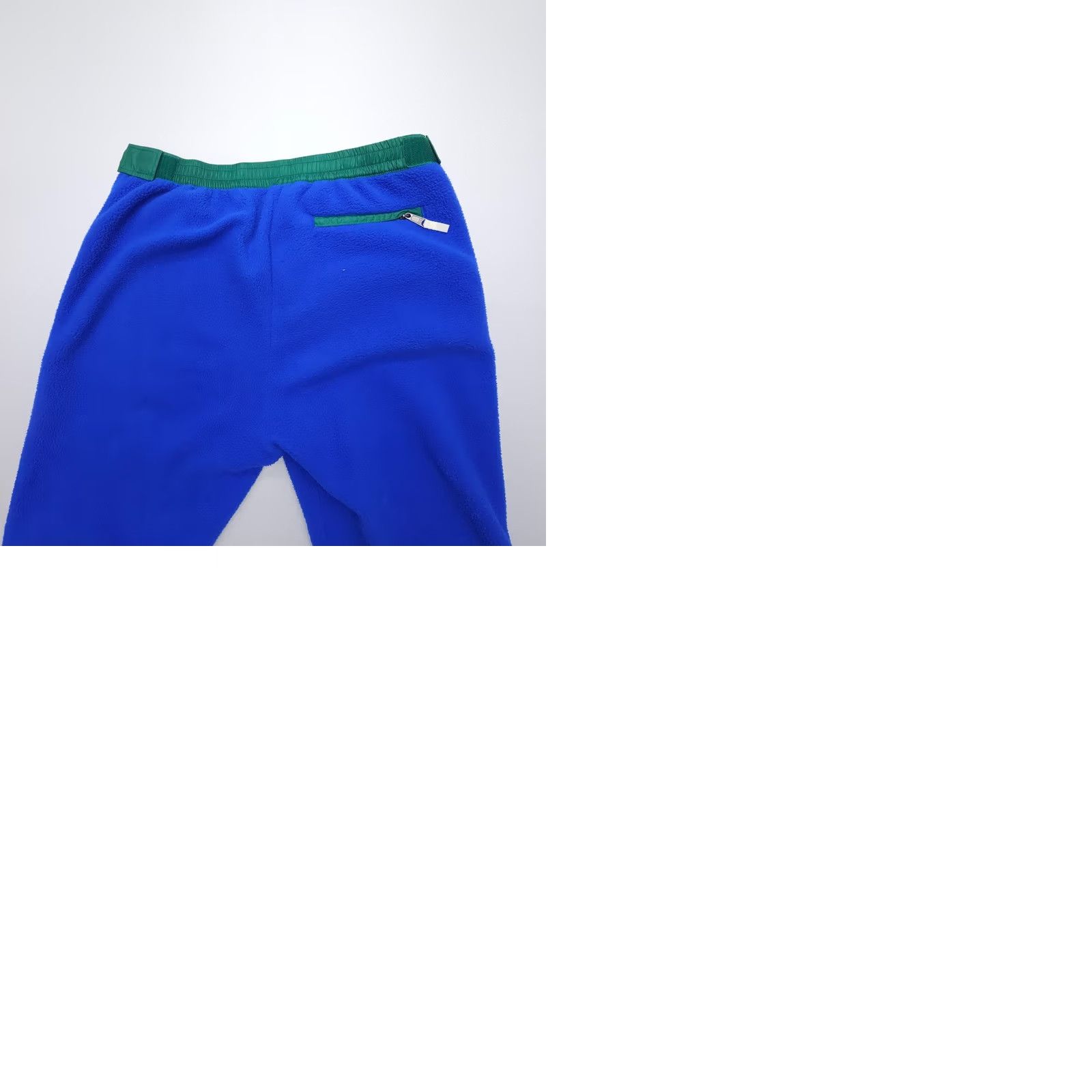 The North Face The North Face Colour Block Fleece Joggers Womens XL Blue Retro Teddy Camp Hike Size 29" - 9 Thumbnail