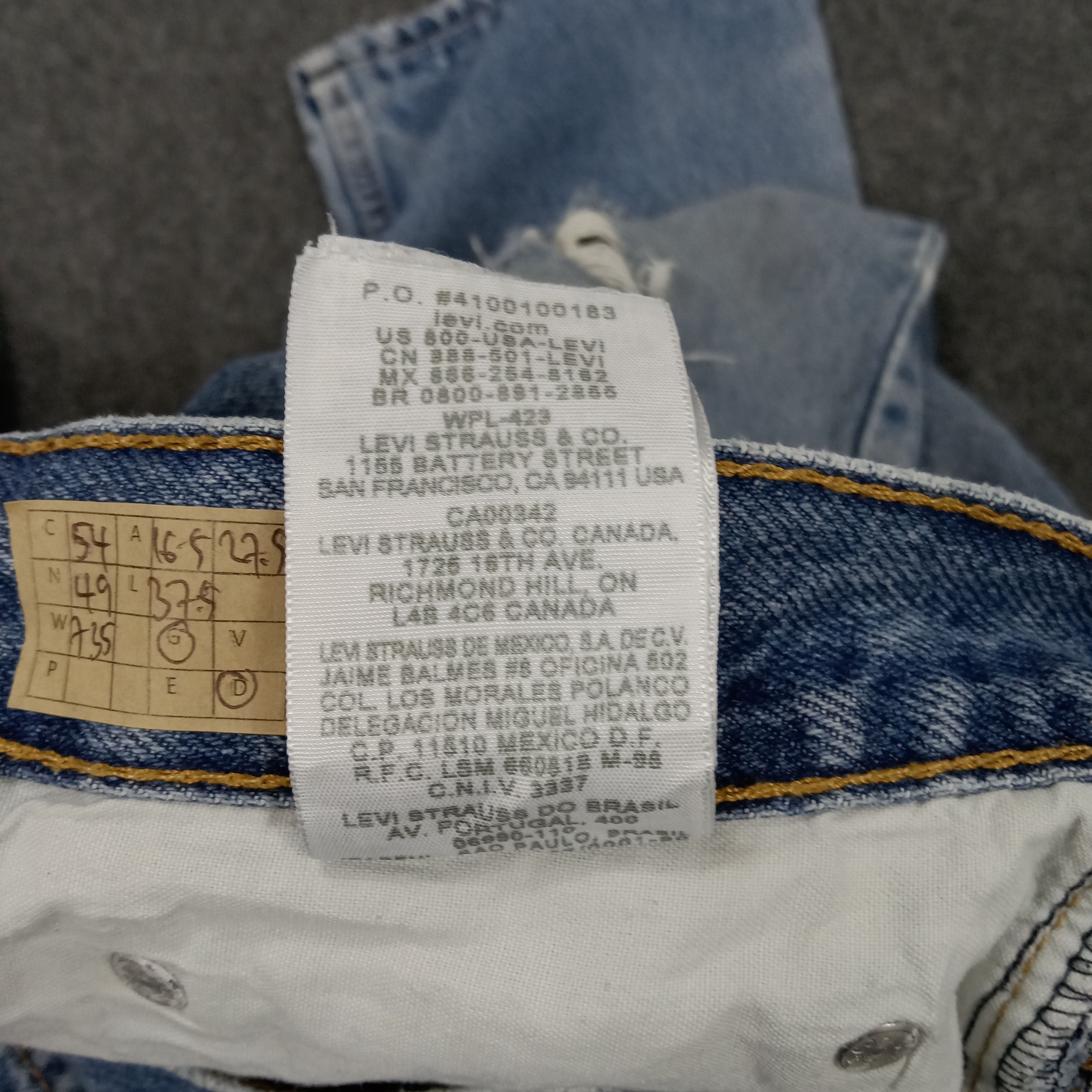 Levi's Levi's 517 American Distressed Style Denim Jeans Size US 33 - 17 Thumbnail