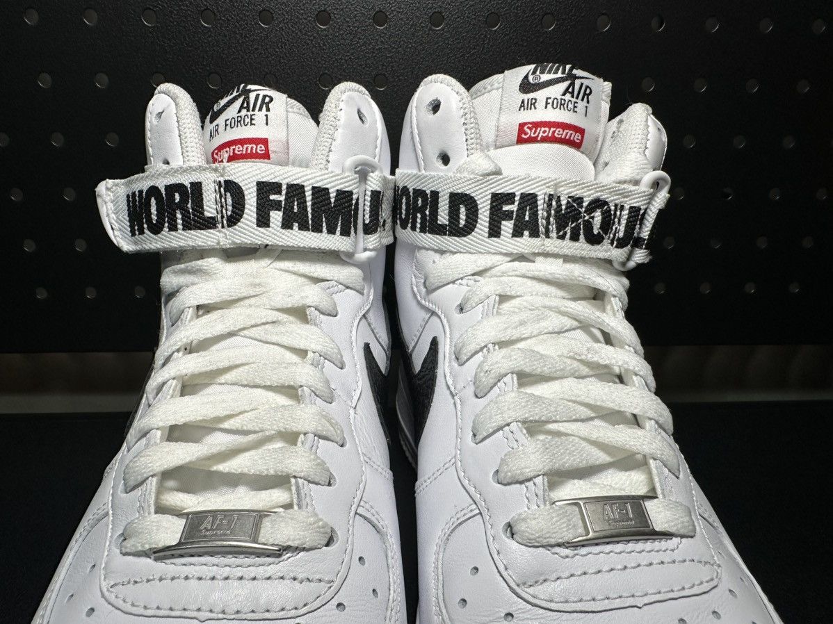Nike × Supreme Supreme x Nike Air Force 1 one size 8 World Famous AF1 Size US 8 / EU 41 - 5 Thumbnail