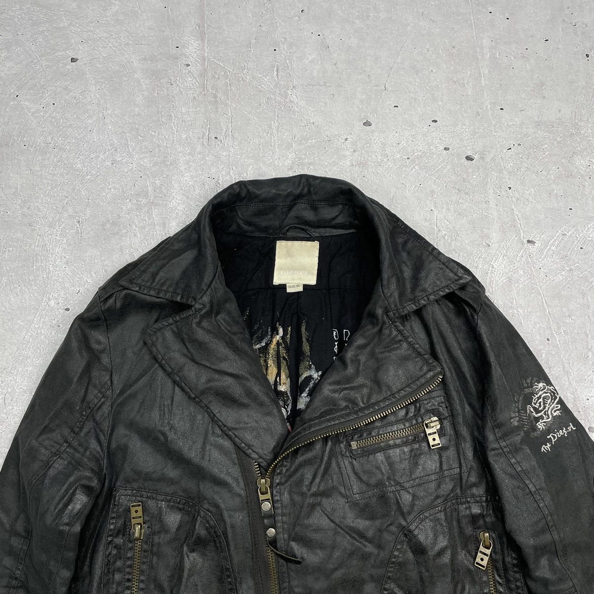 Diesel × Japanese Brand Vintage Diesel Women’s Avantgarde Jacket Japanese Style Size XL / US 12-14 / IT 48-50 - 6 Thumbnail
