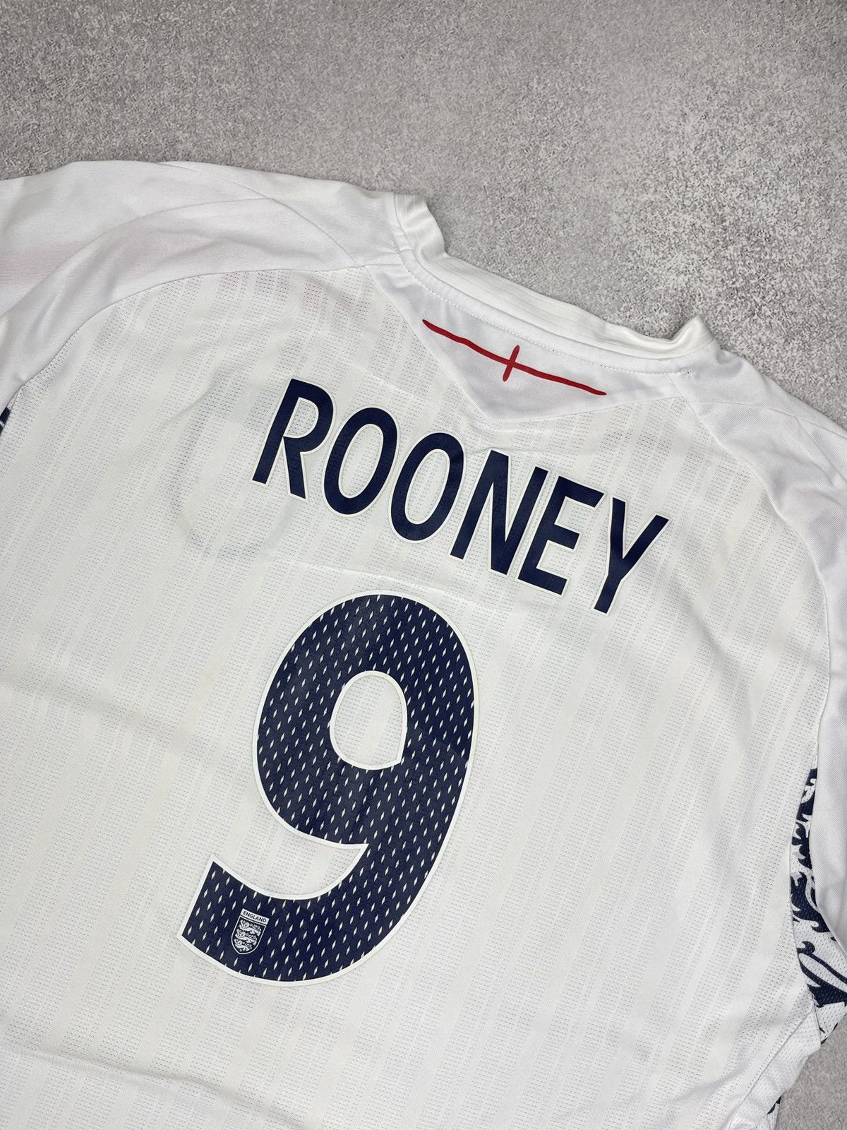 Umbro Vintage Umbro England Rooney 9 Jersey 2007-2009 Official Size US XXL / EU 58 / 5 - 4 Thumbnail