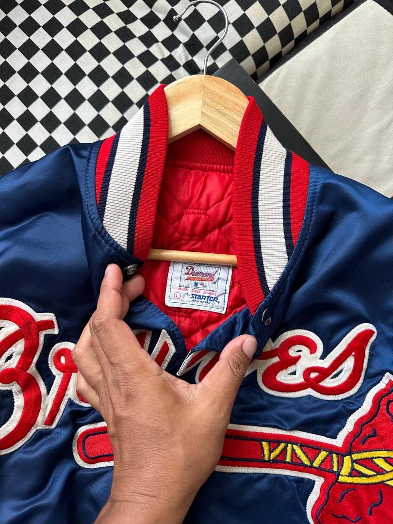 MLB × Other × Starter STARTER MLB BRAVES SATIN VARSITY Size US L / EU 52-54 / 3 - 3 Thumbnail