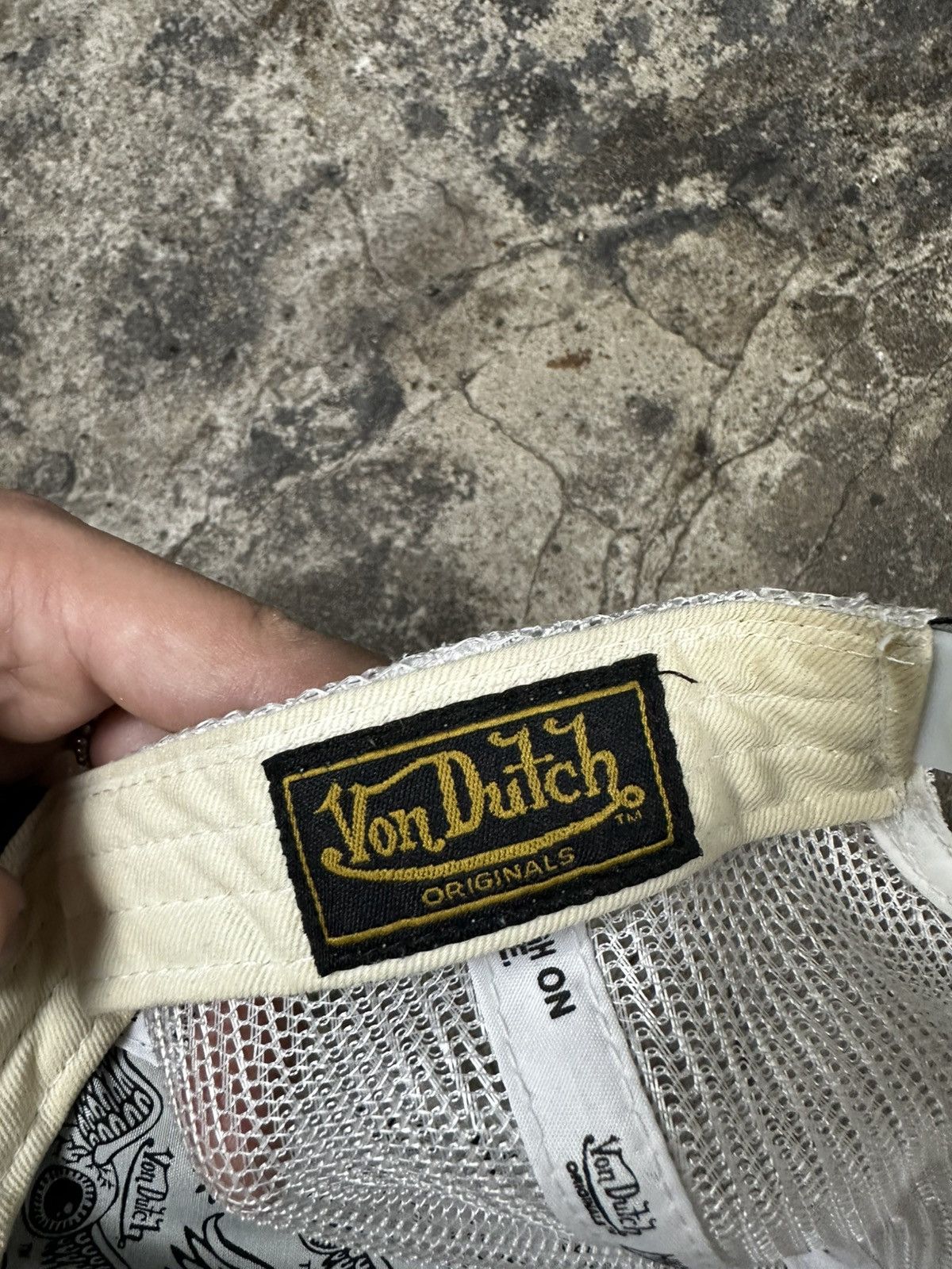 Von Dutch Vintage Von Dutch Washed Logo Cap Size ONE SIZE - 5 Thumbnail