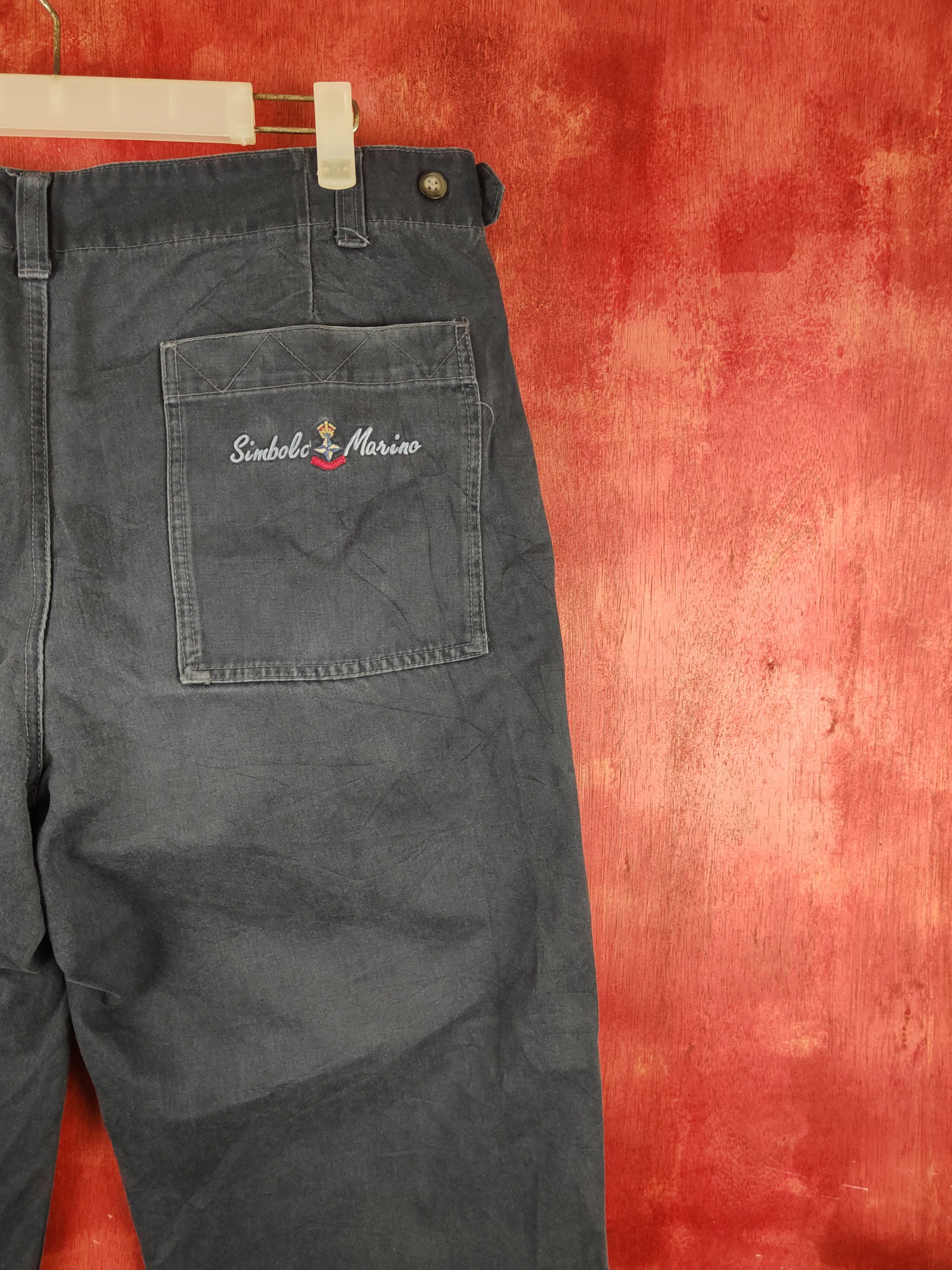 Japanese Brand Sina Cova Lupe di Mare Blue Multipocket Casual Pants #S1725 Size US 36 / EU 52 - 11 Thumbnail