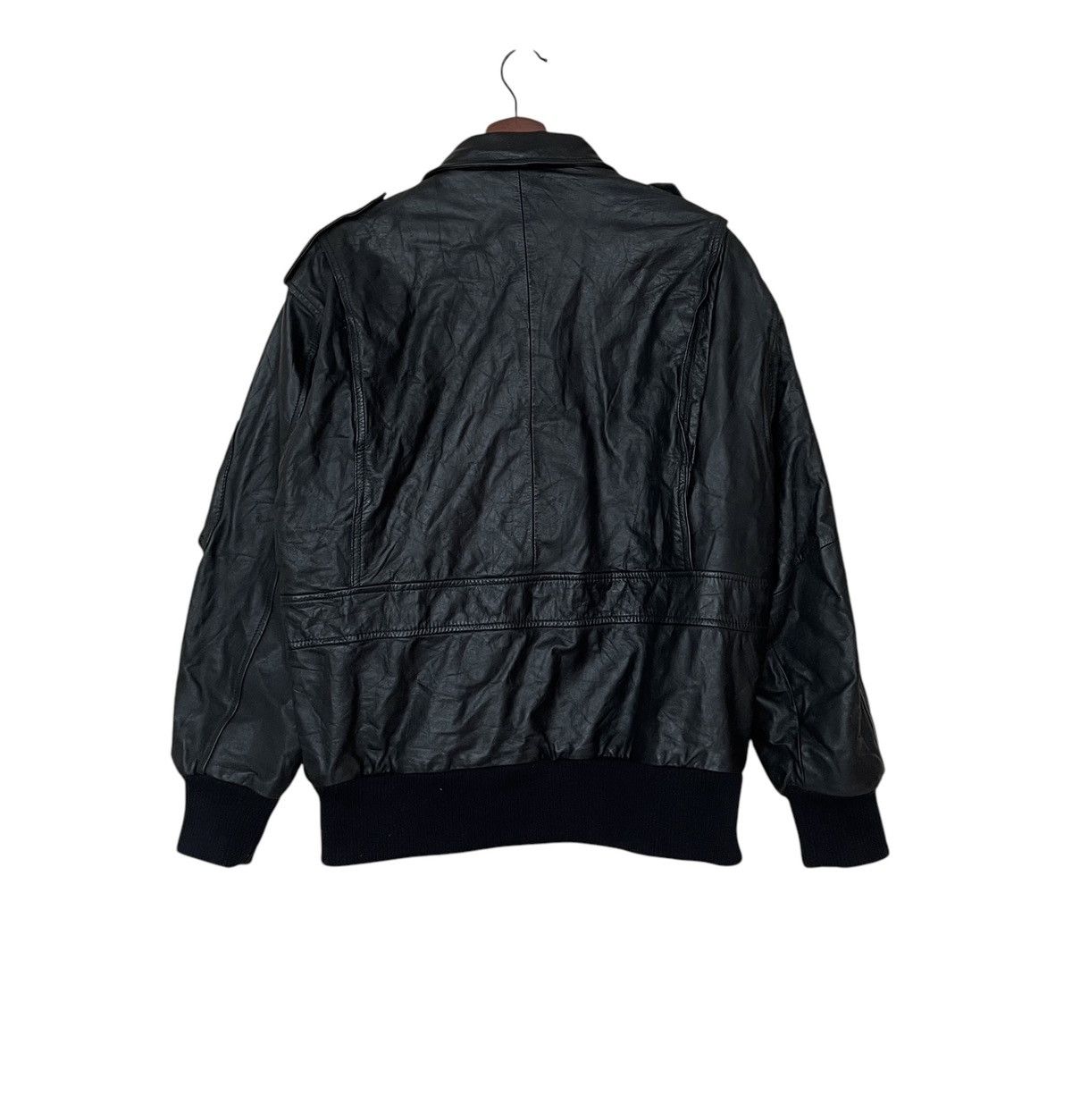 Vintage Vintage Japanese Brand Sub Urban Bomber Leather Jacket 2000s Size US L / EU 52-54 / 3 - 2 Thumbnail