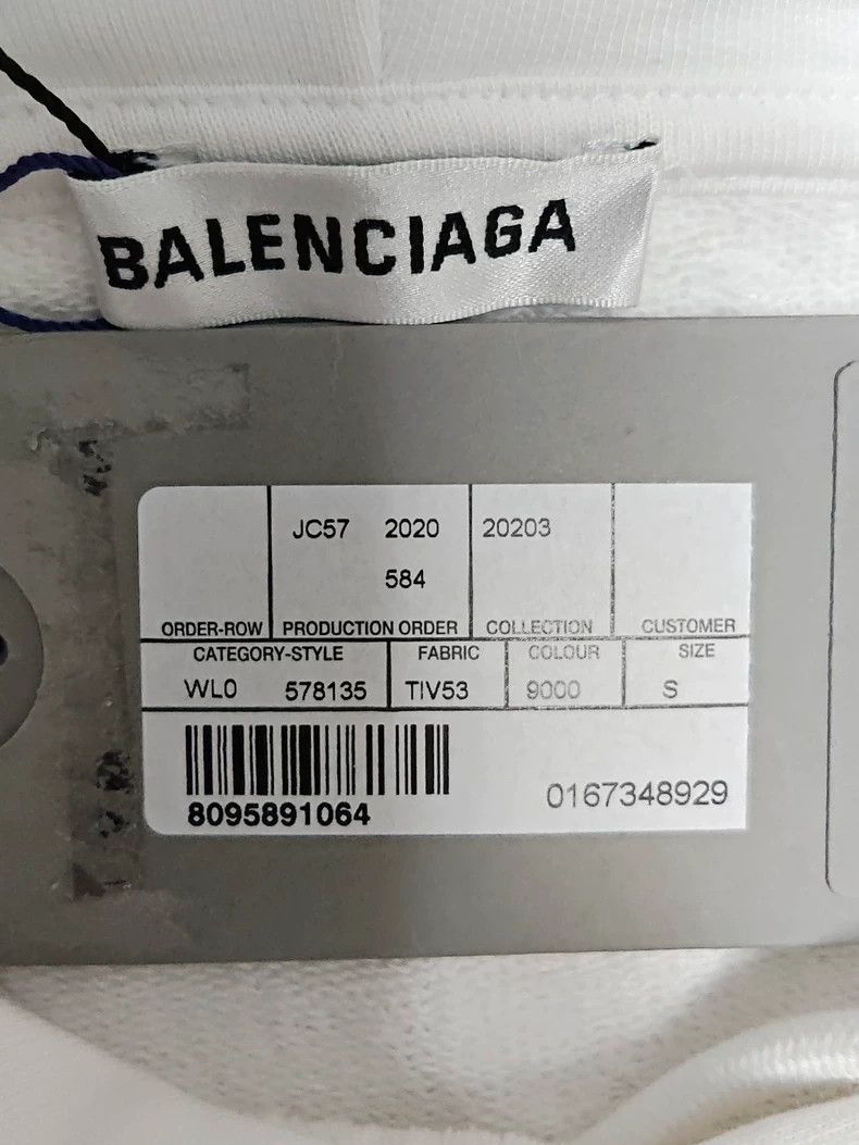Balenciaga Balenciaga Coke Wave logo hooded sweatshirt Size US S / EU 44-46 / 1 - 5 Thumbnail
