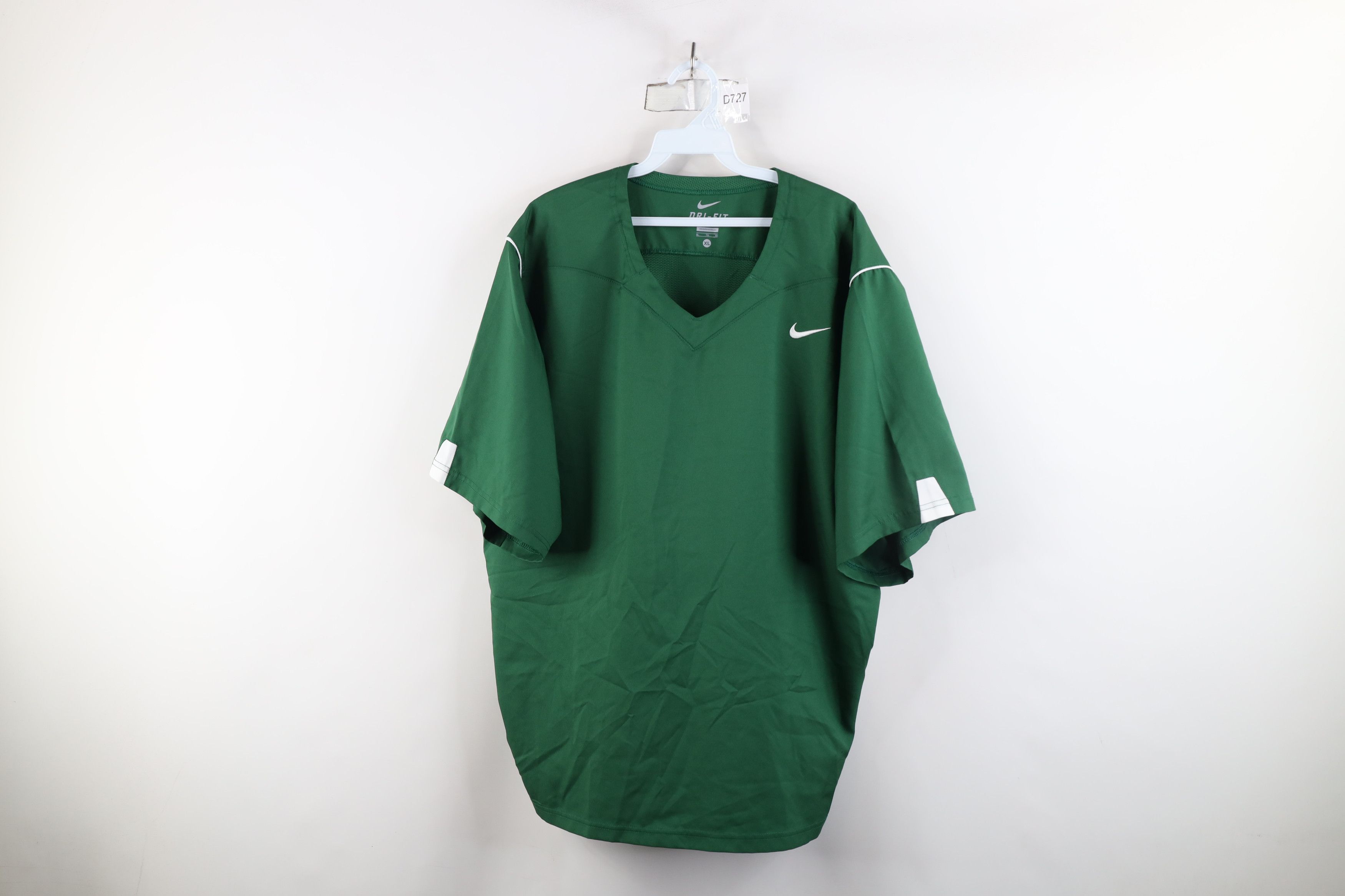 Nike × Vintage Vintage Y2K Nike Mini Swoosh Short Sleeve Pullover Jacket Size US XL / EU 56 / 4 - 1 Thumbnail