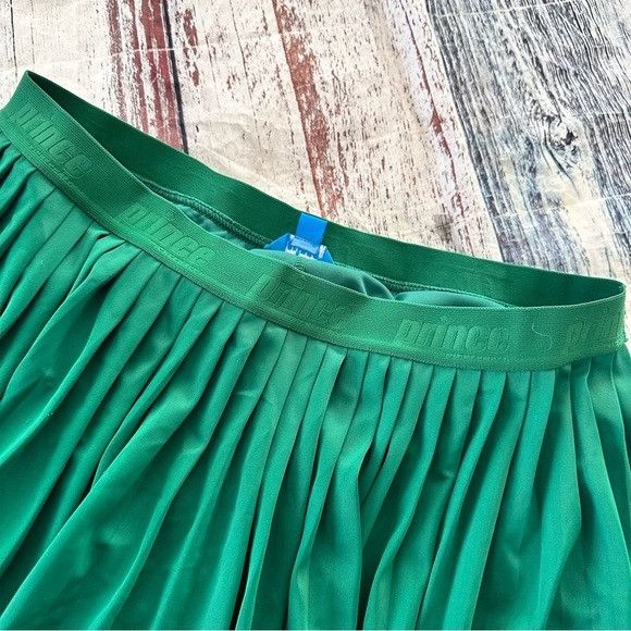 Prince Prince Pickleball Green Pleated Women's Skirt Skort Size 30" / US 8 / IT 44 - 4 Thumbnail
