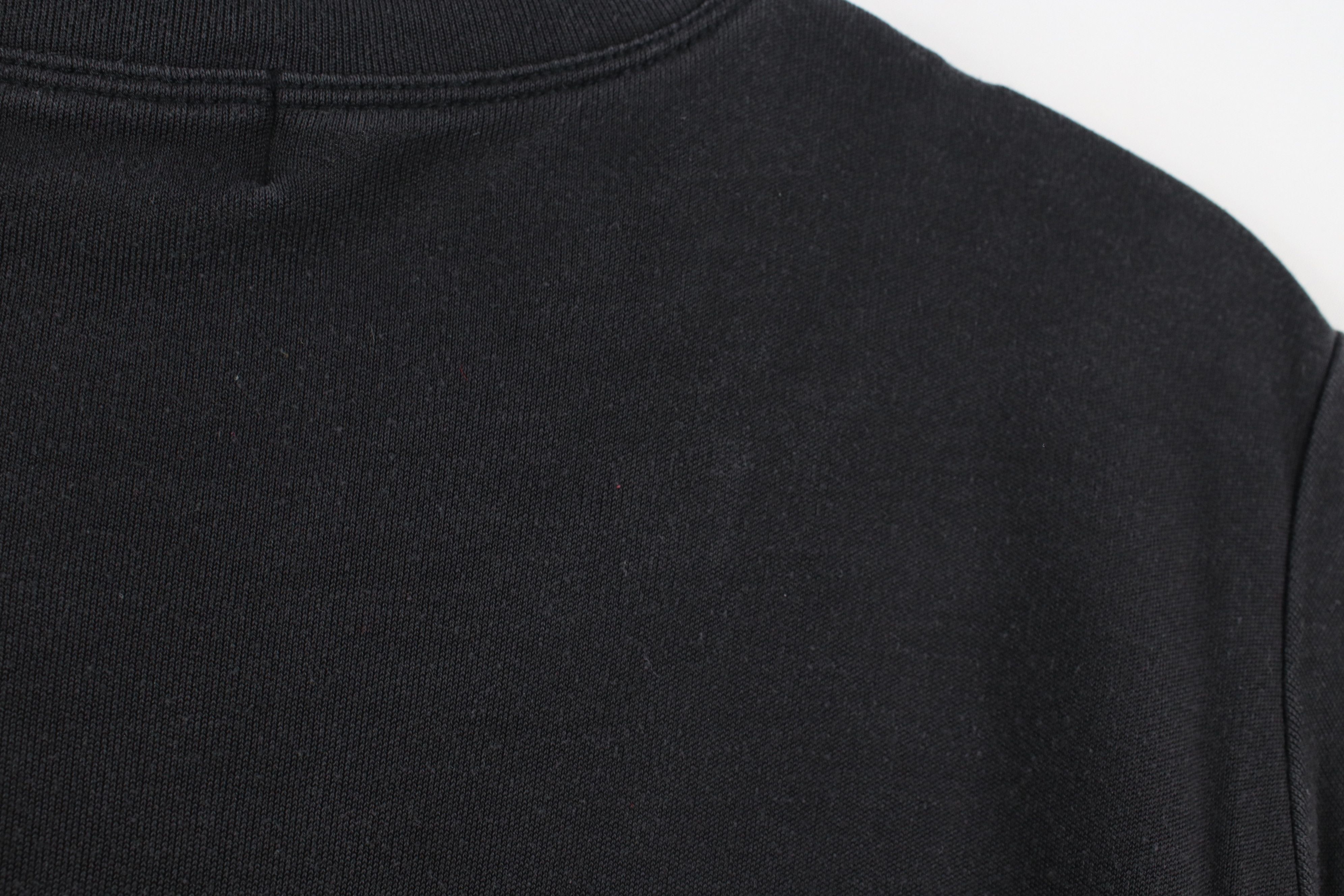 Vintage Vintage 90s Streetwear Blank Silk Short Sleeve T-Shirt Black Size L / US 10 / IT 46 - 8 Thumbnail