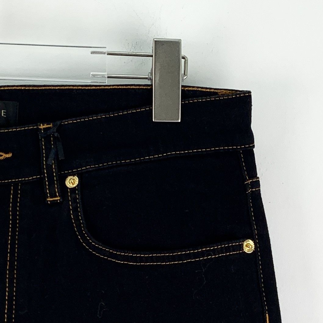 Versace Versace Black Logo Cut Line Cotton Casual Trousers K26WX Size US 32 / EU 48 - 3 Thumbnail