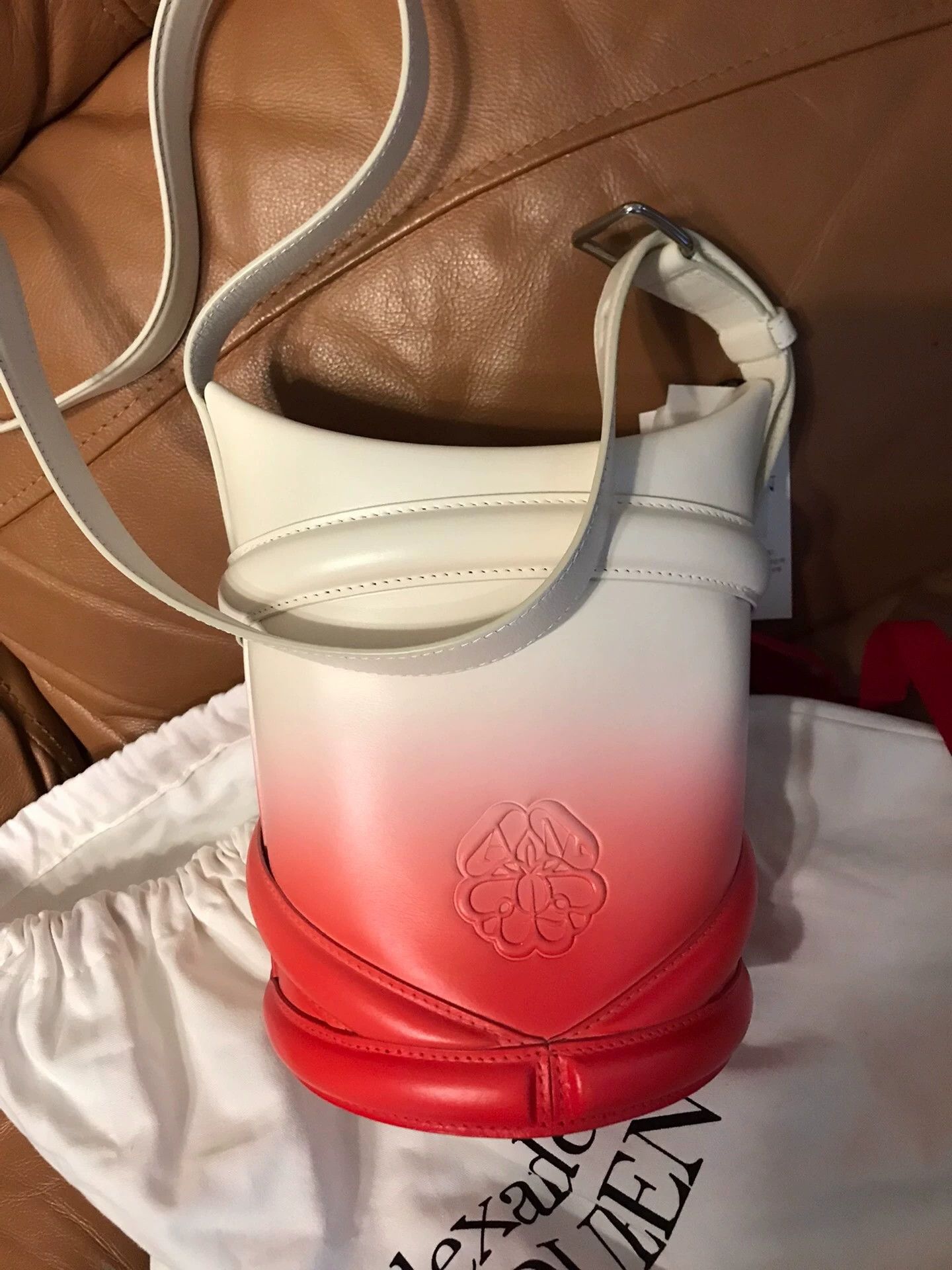 Alexander McQueen Alexander McQueen Gradient Leather Bucket Bag Size ONE SIZE - 4 Thumbnail