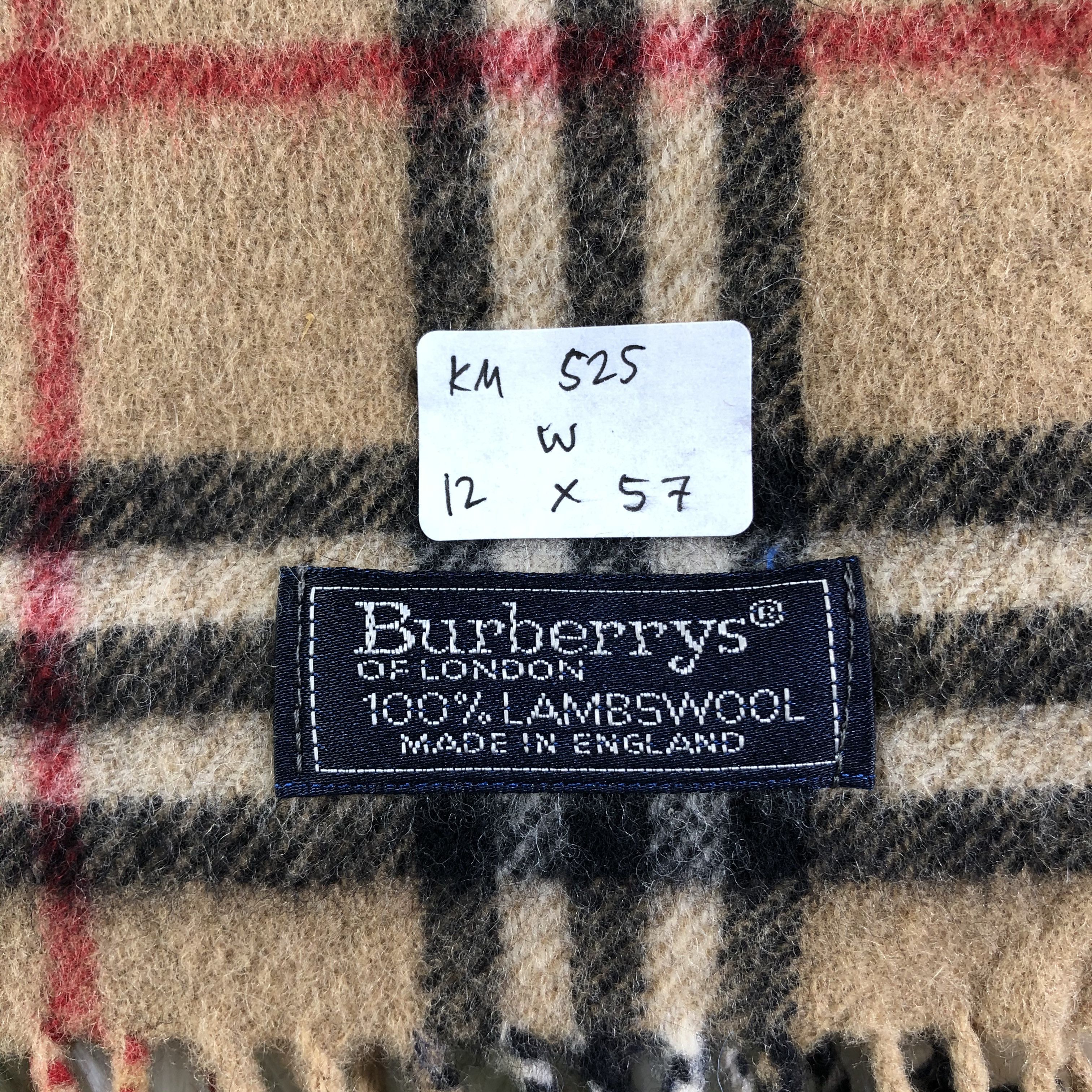 Burberry × Vintage Burberry Scarf / Muffler / Neckwear - KM525 Size ONE SIZE - 6 Thumbnail