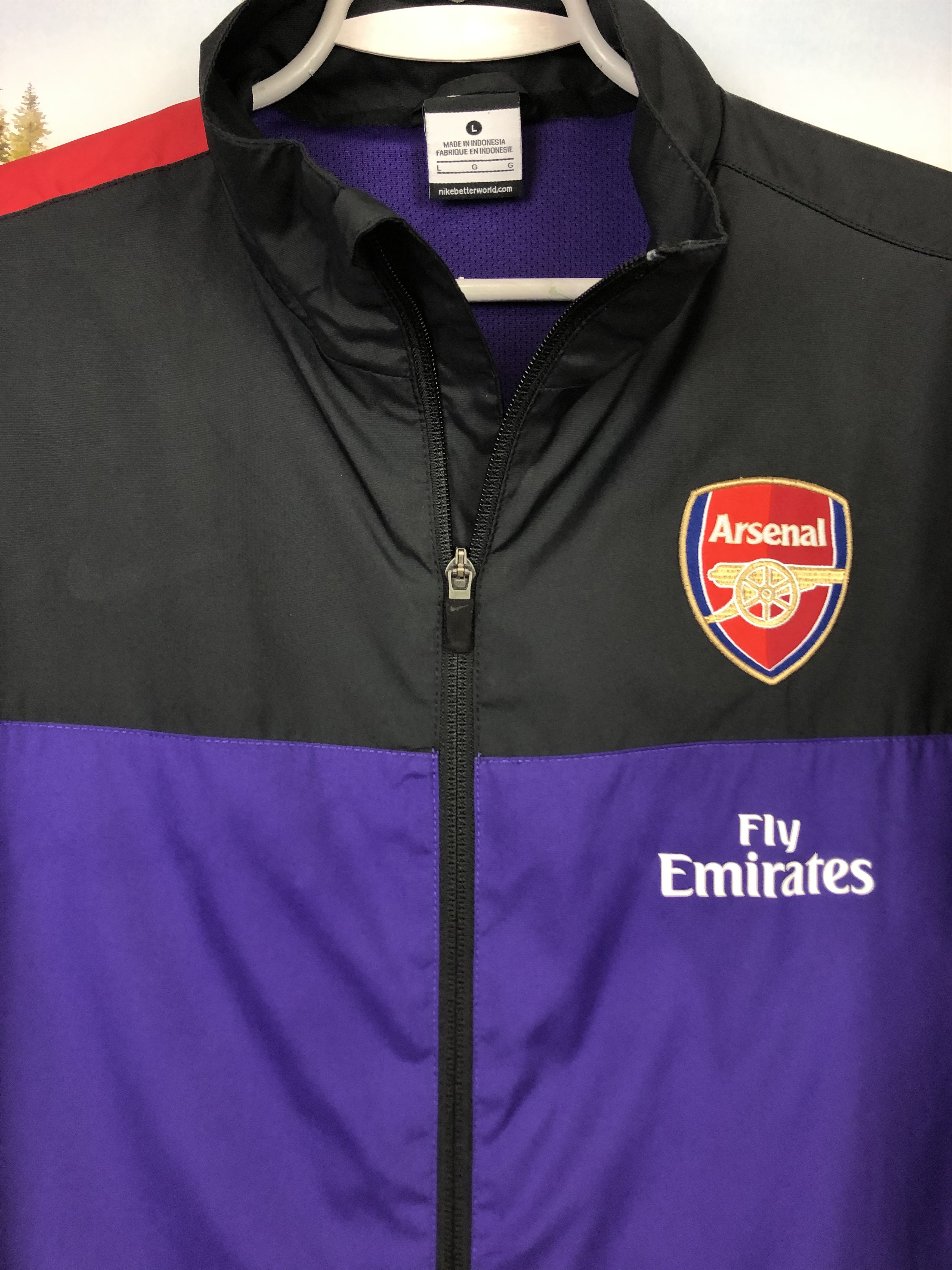 Nike Nike Arsenal Football Training Jacket Soccer Track Gunners Size US L / EU 52-54 / 3 - 3 Thumbnail