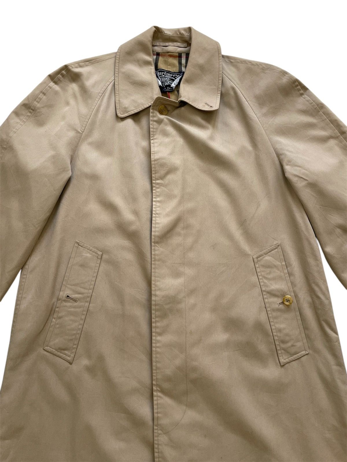 Burberry × Vintage ‼️BEST OFFER‼️Vintage Burberry Novacheck Trench Coat Jacket Size US L / EU 52-54 / 3 - 4 Thumbnail