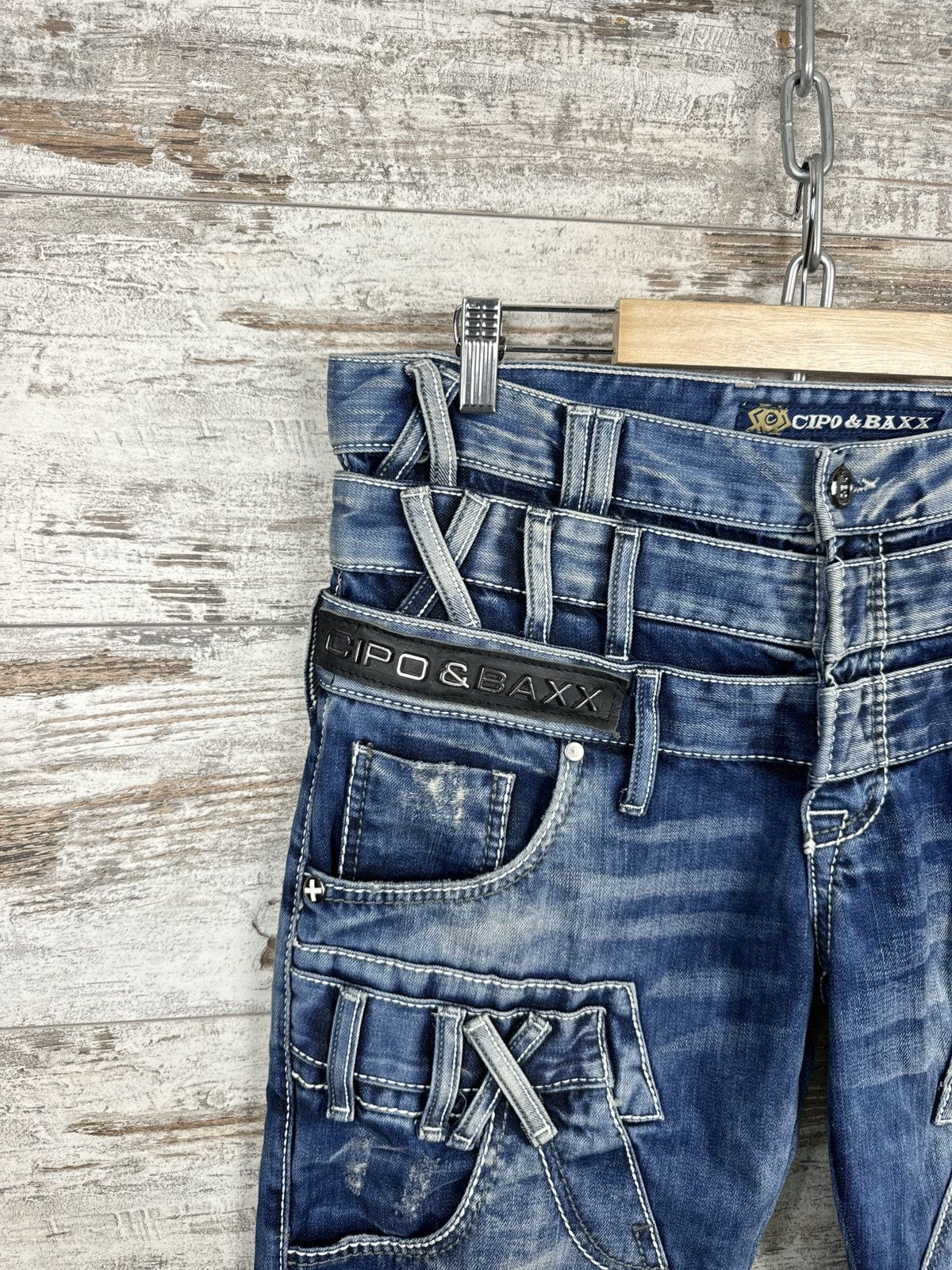 Hysteric Glamour GRAZY Japanese Brand CIPO&BAXX Vintage Y2K Jeans Denim Pants Size US 32 / EU 48 - 4 Thumbnail